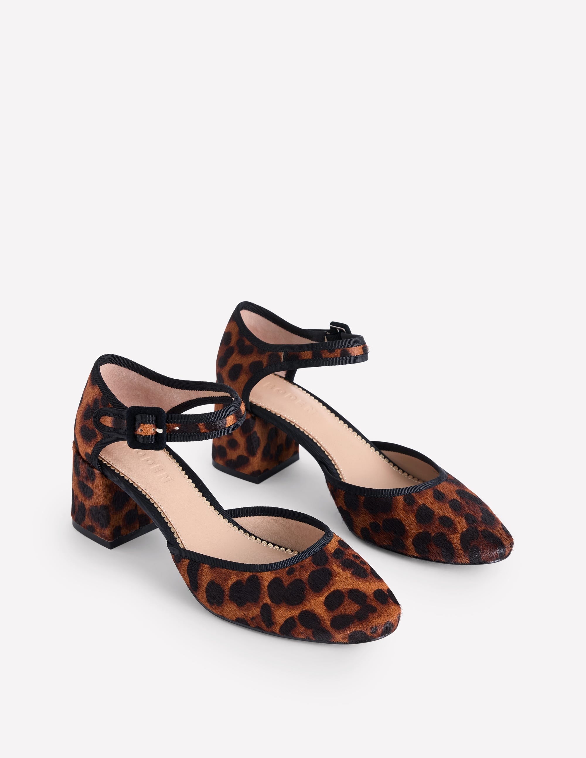 Two Part Block Heel Pumps-Dark Classic Leopard、mySite、ashleygrahame