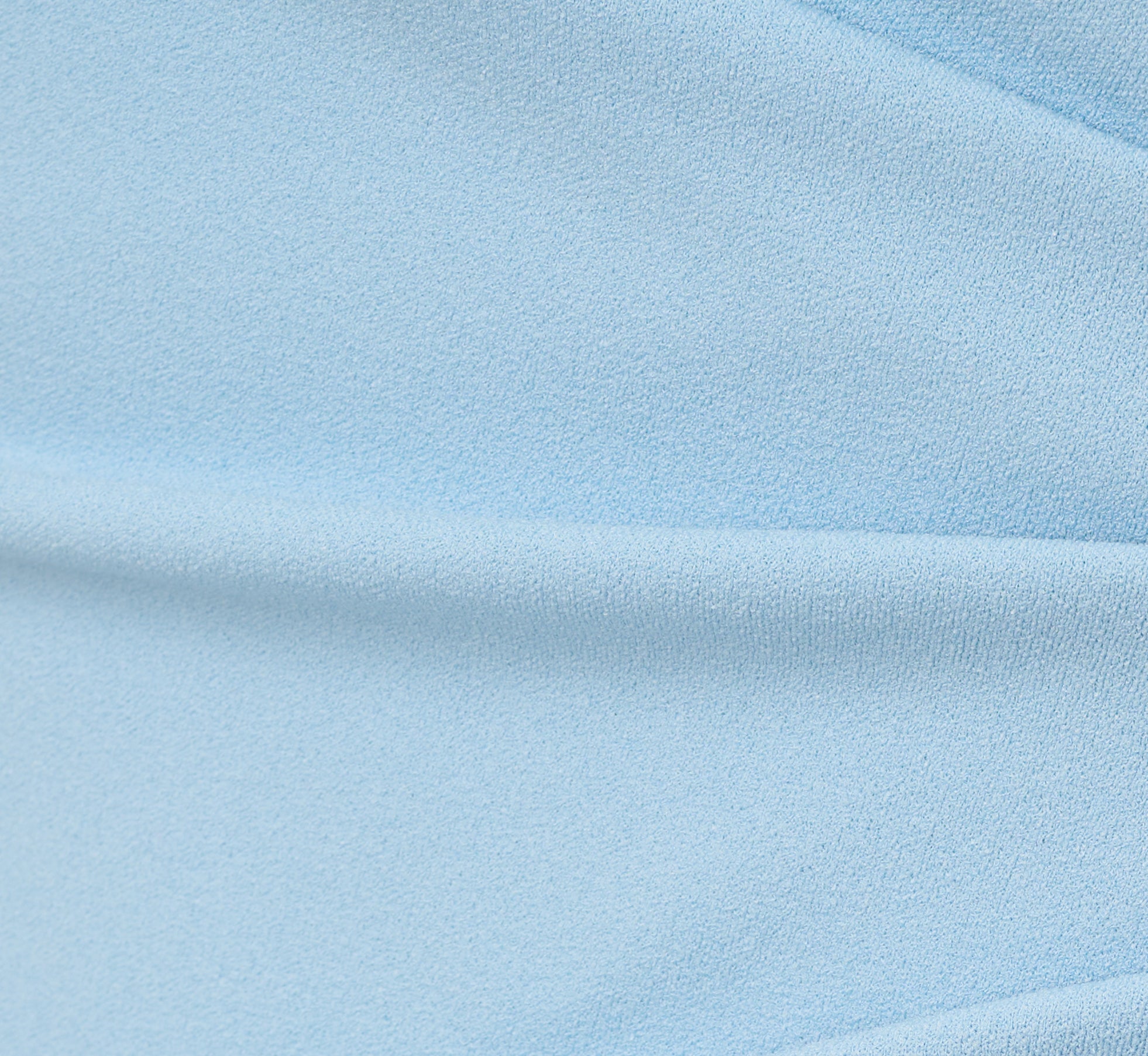 Off The Shoulder Cascading Ruffle Gown In Blue Mist、mySite、solidvoid