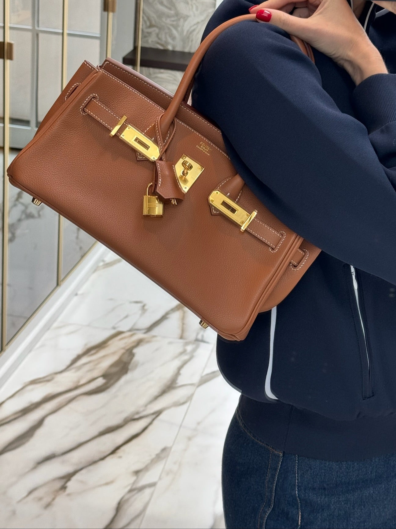 Hermès Birkin Shoulder Light 29 Gold Evercolor Gold Hardware、mySite、garminoutage.com