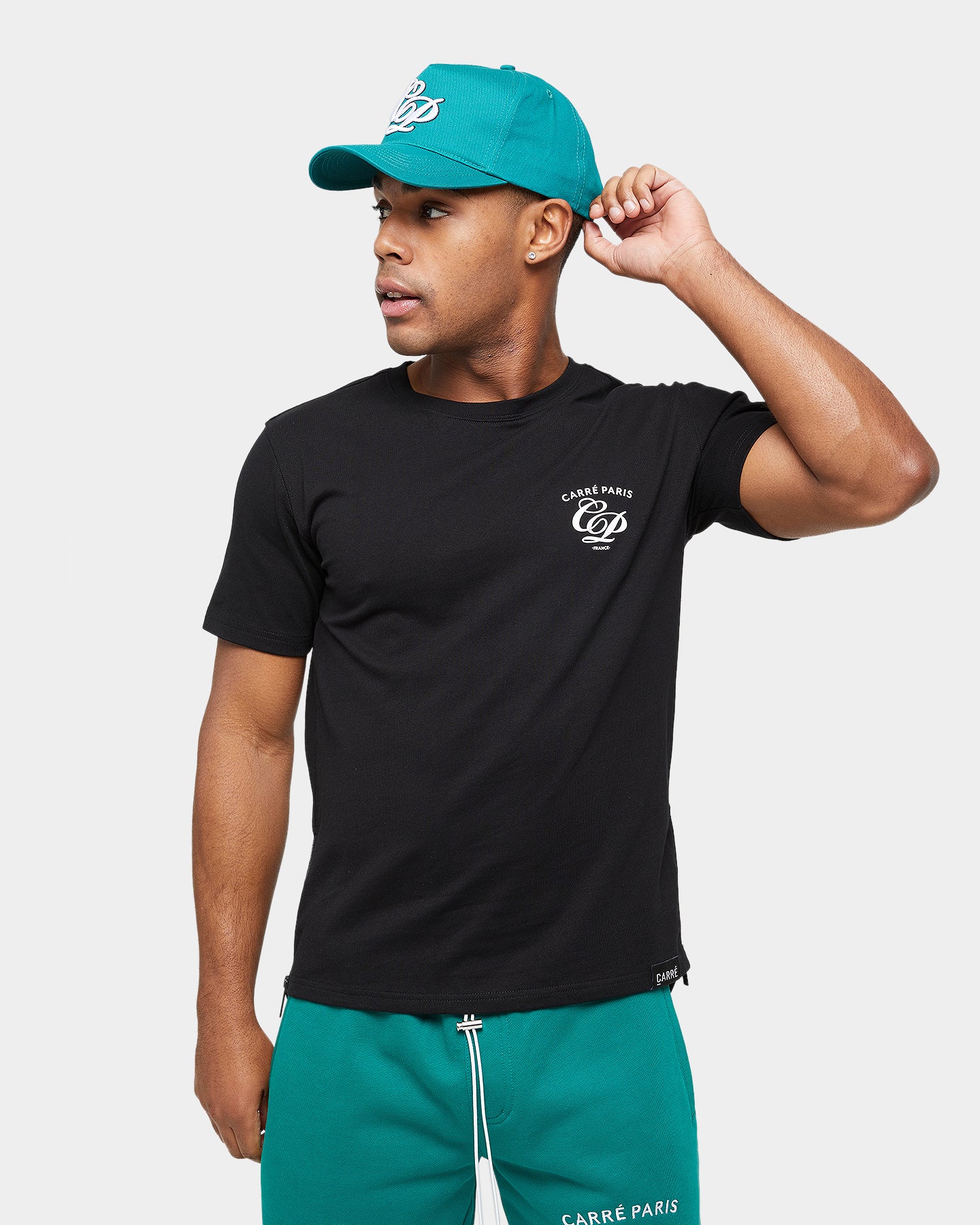 Carre Revolution Zip Drop Tail T-Shirt Black、mySite、zt4zffjzw