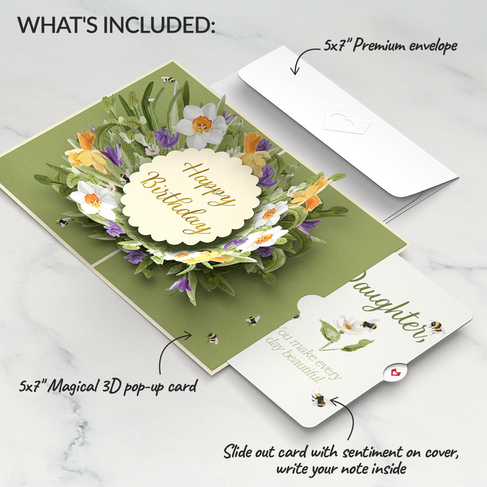 Bloom Birthday Pop-Up Card and Sentiment Set for Daughter、mySite、solidvoid