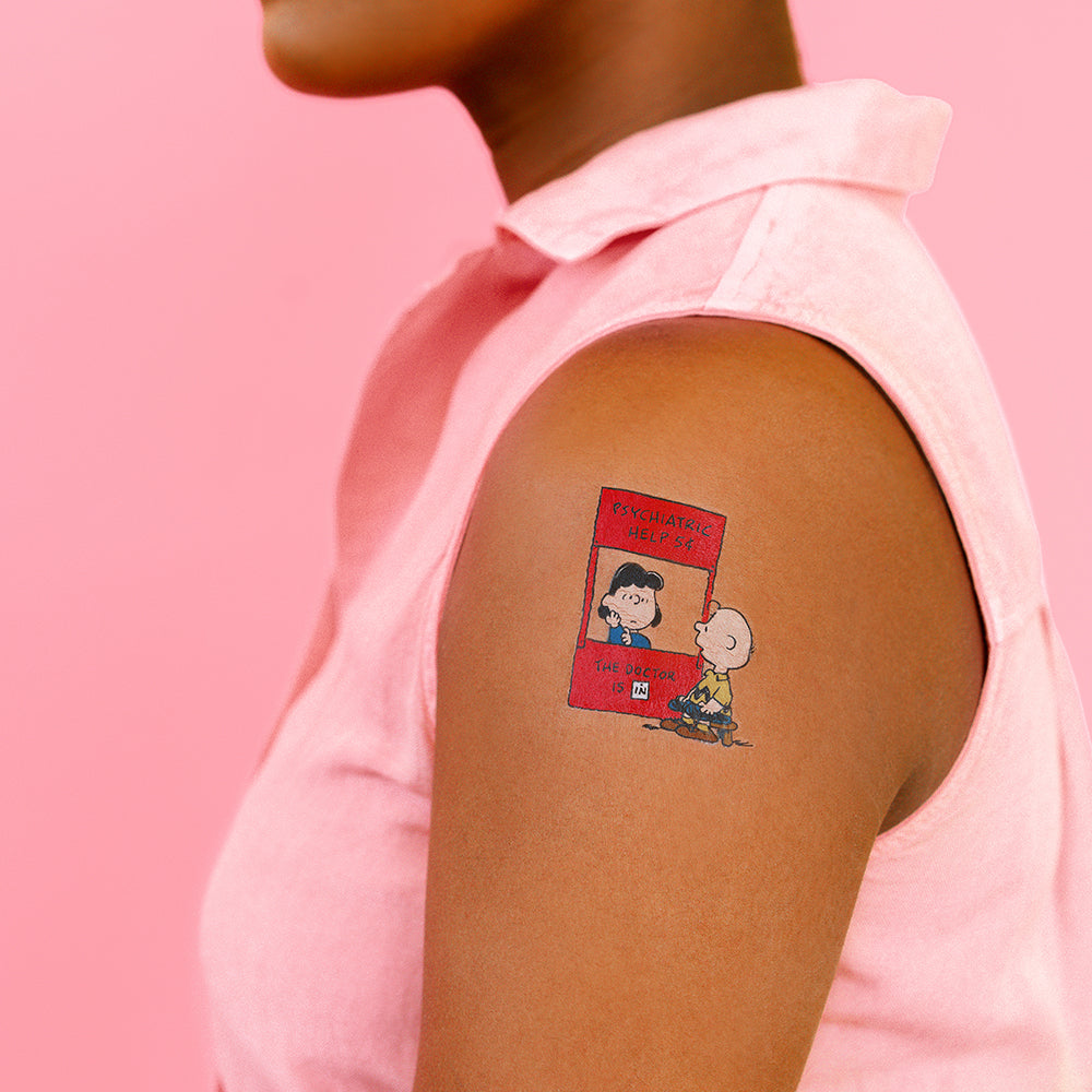  Peanuts The Doctor Is In Tattly Temporary Tattoos、mySite、ghnorth