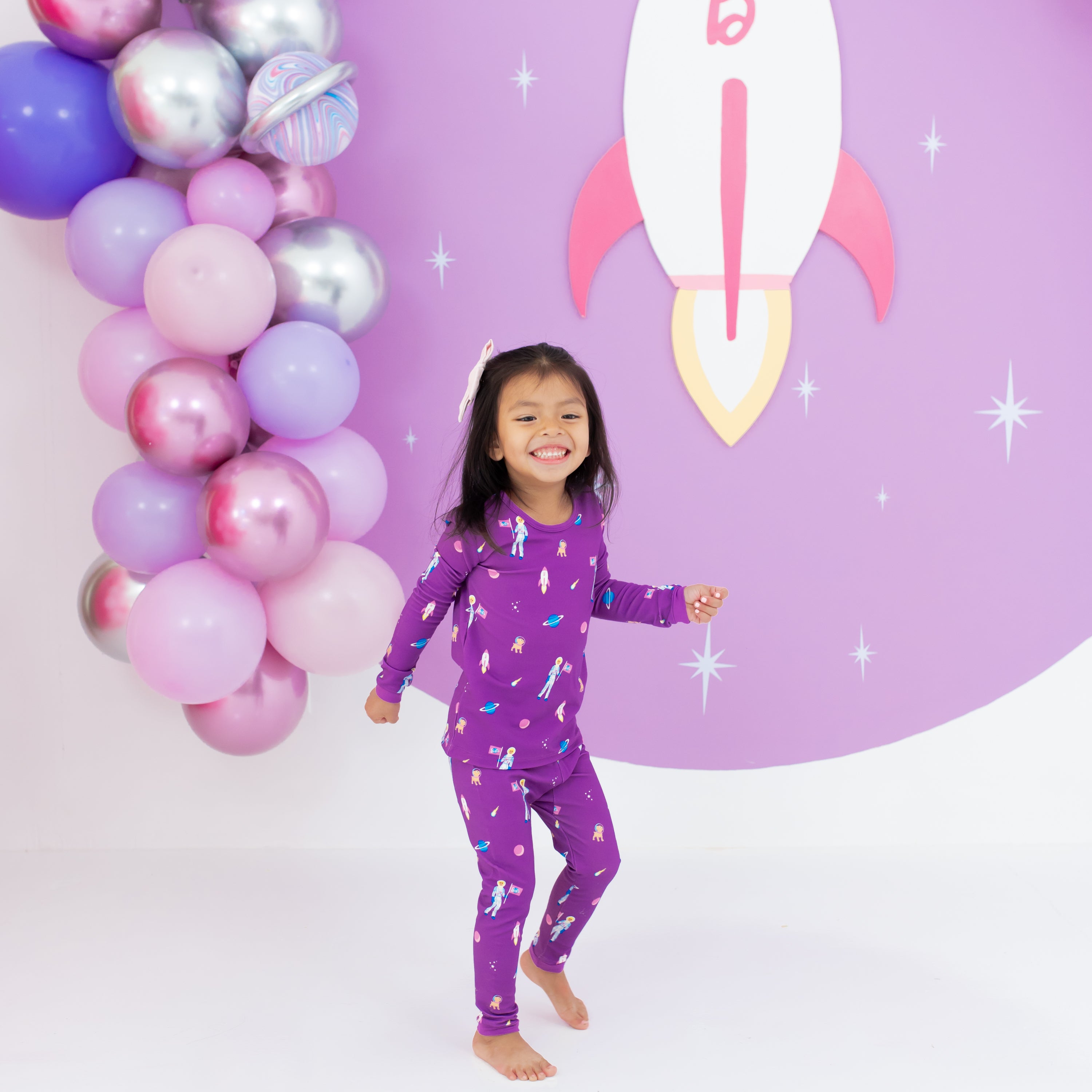  Long Sleeve Pajamas in Barbie™ Astronaut、mySite、layawaytickets