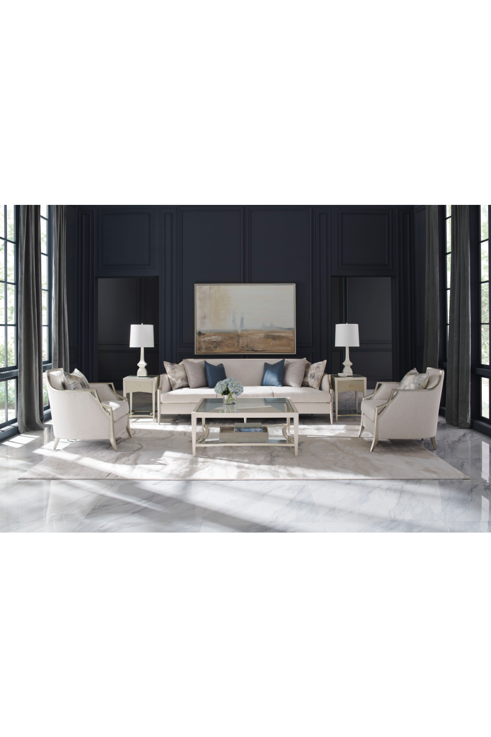 Sloping Arm Lounge Chair | Caracole X Factor、mySite、neckold