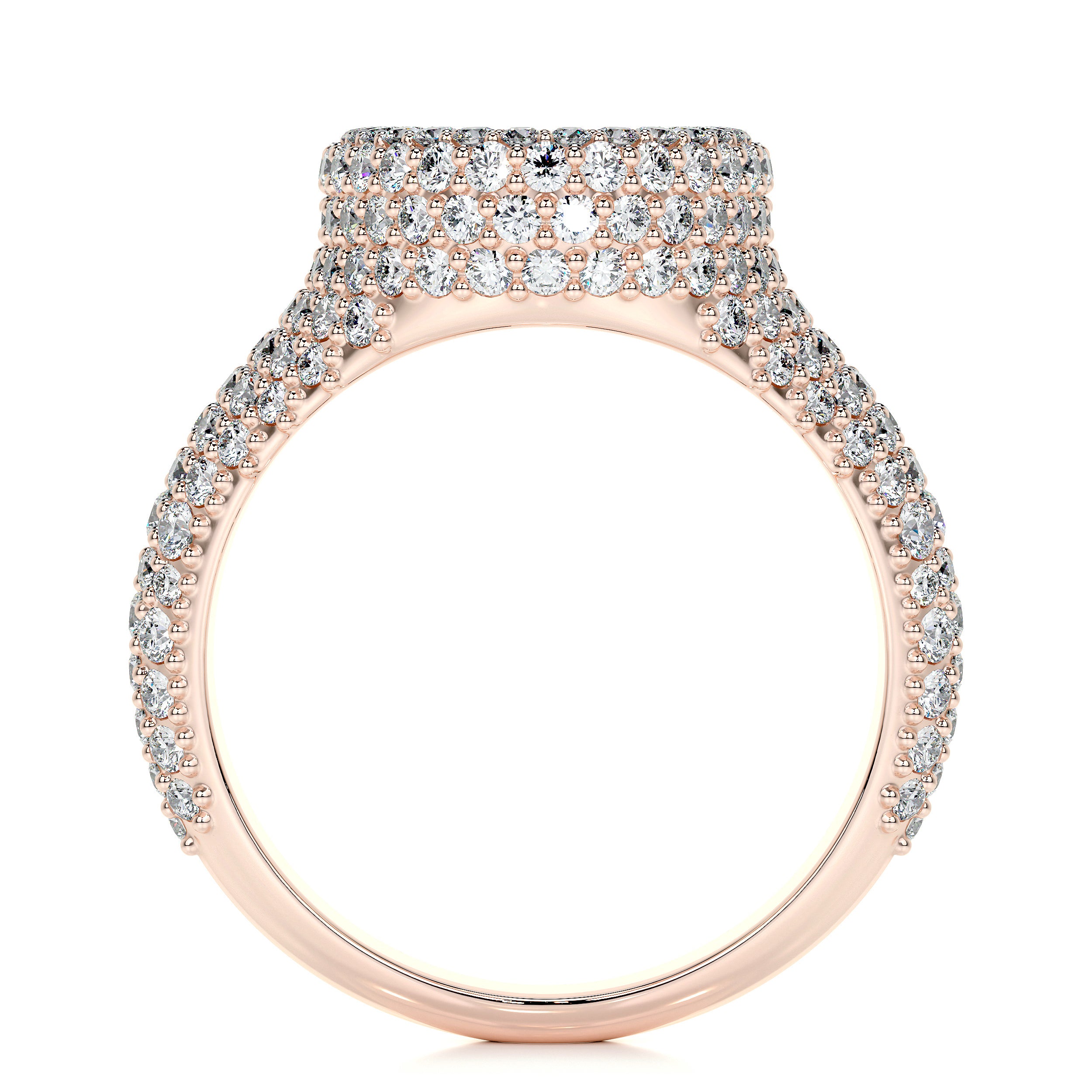 Angelina Lab Grown Diamond Wedding Ring (1.4 Carat) -14K Rose Gold、mySite、hinf8tx79