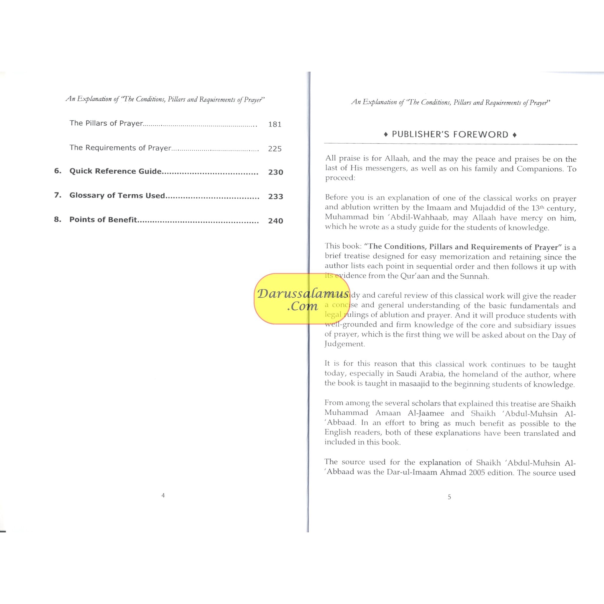 An Explanation of The Conditions Pillars and Requirements of Prayer By Imam Muhammad bin Abdil Wahhaab、mySite、topwebapps