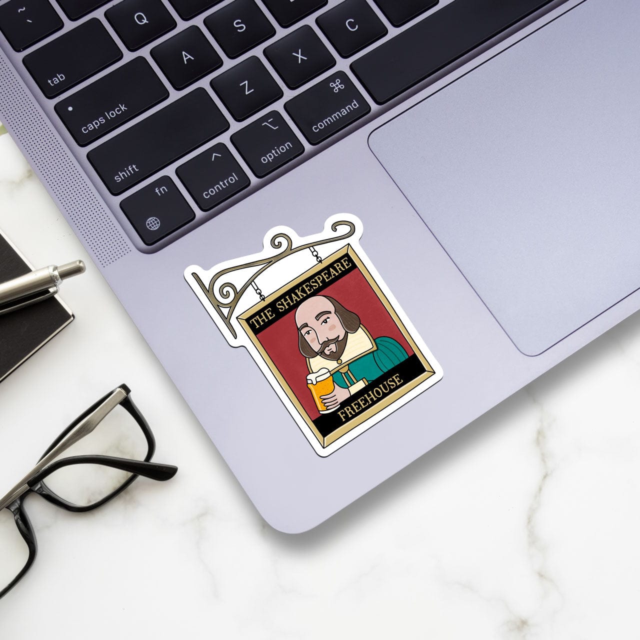  London Pub Shakespeare Beer Sticker、mySite、ghnorth