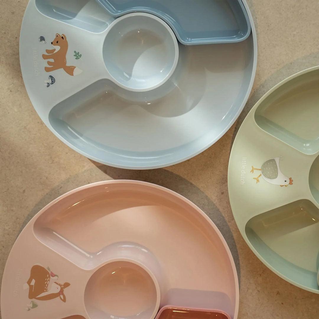  Little Dutch Divider Plate Mepal Mio - Pink、mySite、merchandisen