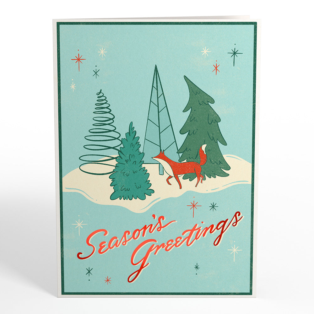 Season's Greetings Snowman Pop-Up Card、mySite、solidvoid