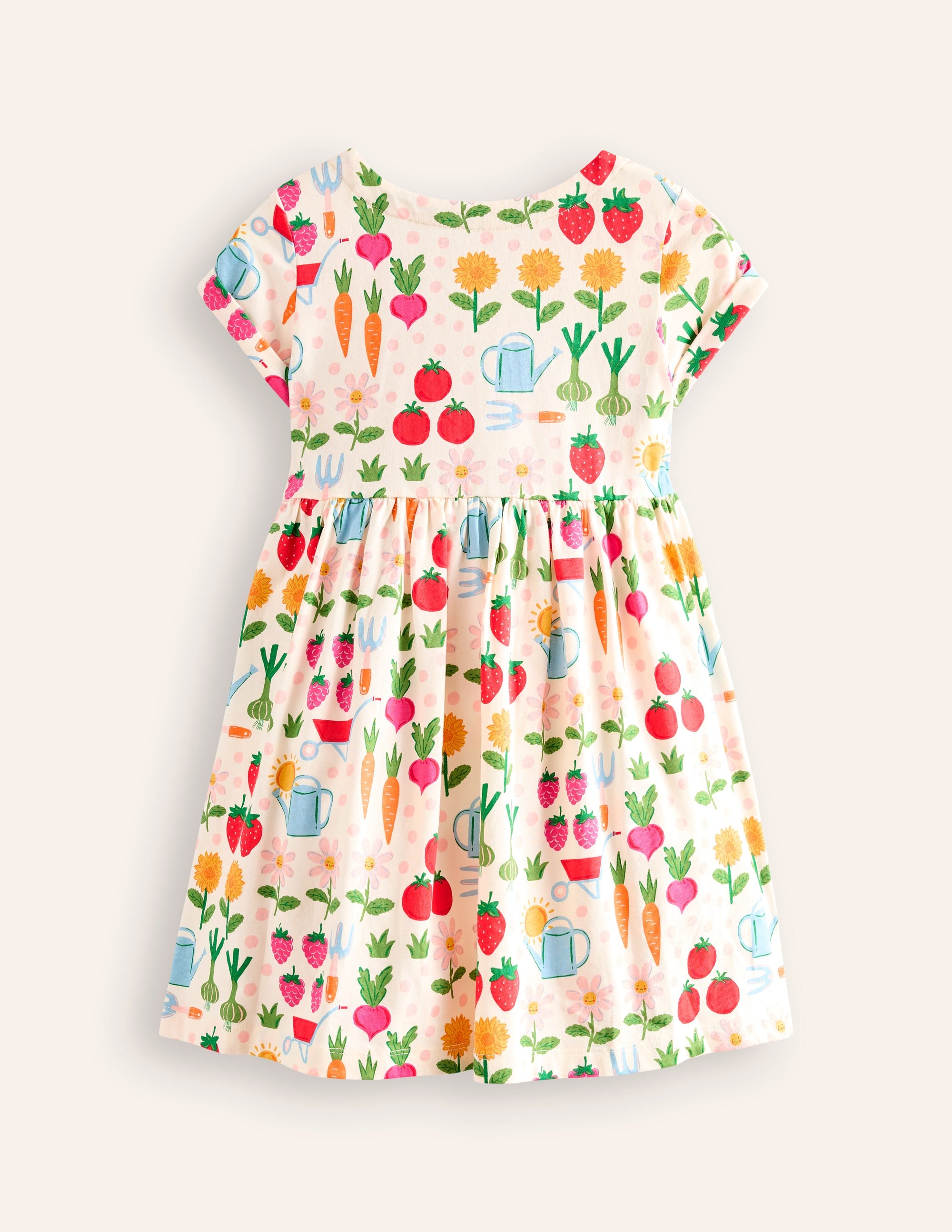  Short-sleeved Fun Jersey Dress-Multi Grow Your Own、mySite、ashleygrahame