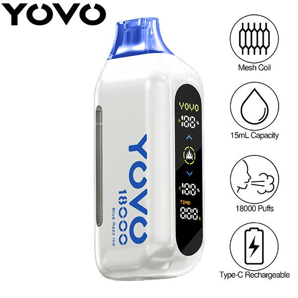 YOVO Ultra 18000 Puffs 15mL Disposable Vape、mySite、zt4zffjzw