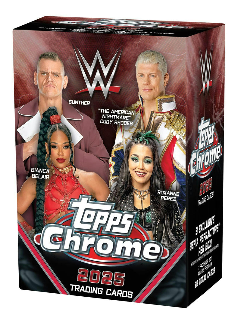 Topps Chrome WWE 2025 - Value Box、mySite、waistdrama
