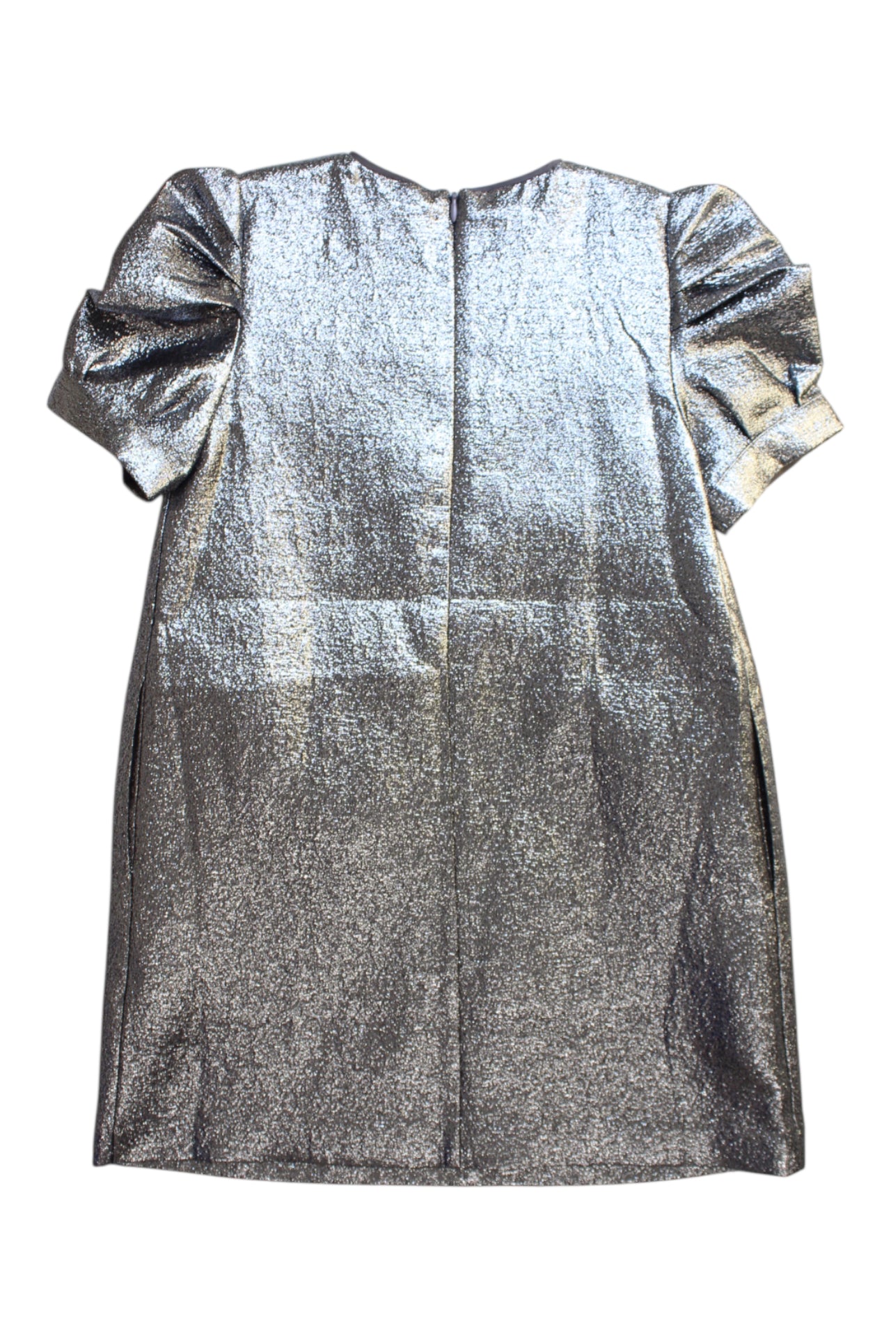 REISS Metallic Short Sleeve Dress 8Y、mySite、g9winljtr