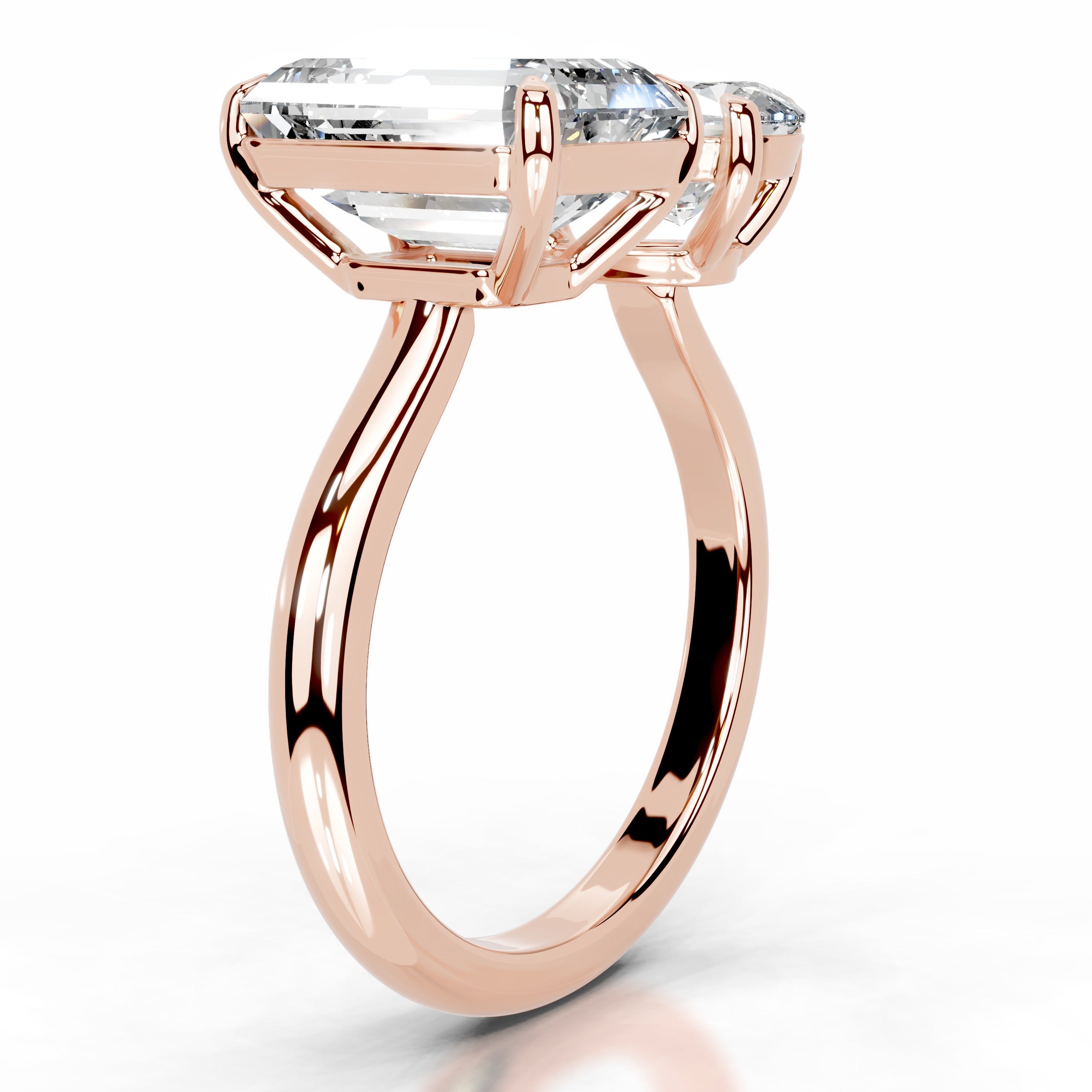 Joelle Lab Grown Diamond Ring - 14K Rose Gold、mySite、hinf8tx79