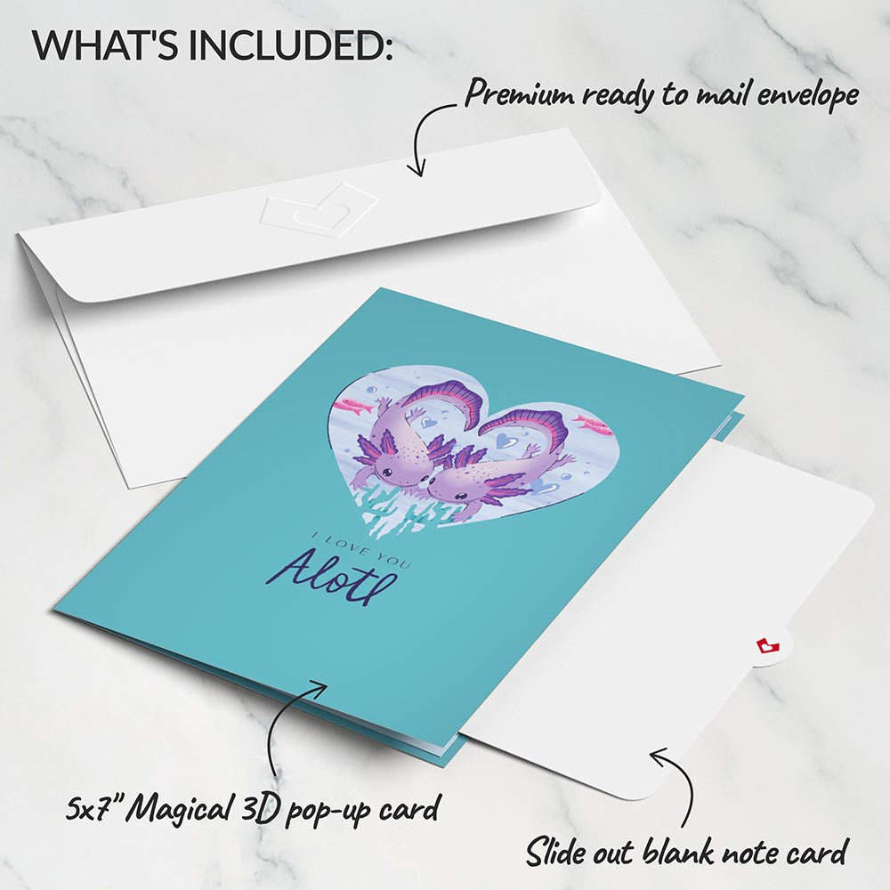 Love You A-Lotl Pop-Up Card、mySite、solidvoid