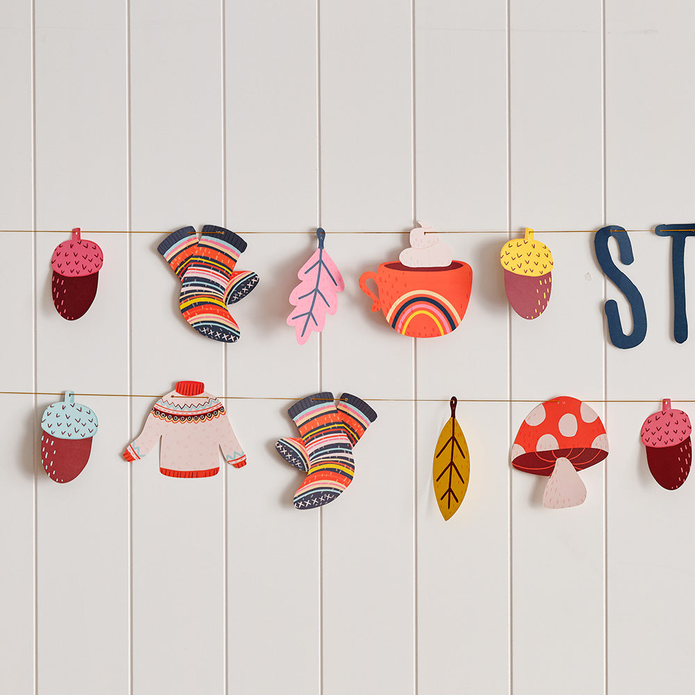 Stay Cozy Fall Garlands 8ft (2-pack)、mySite、solidvoid