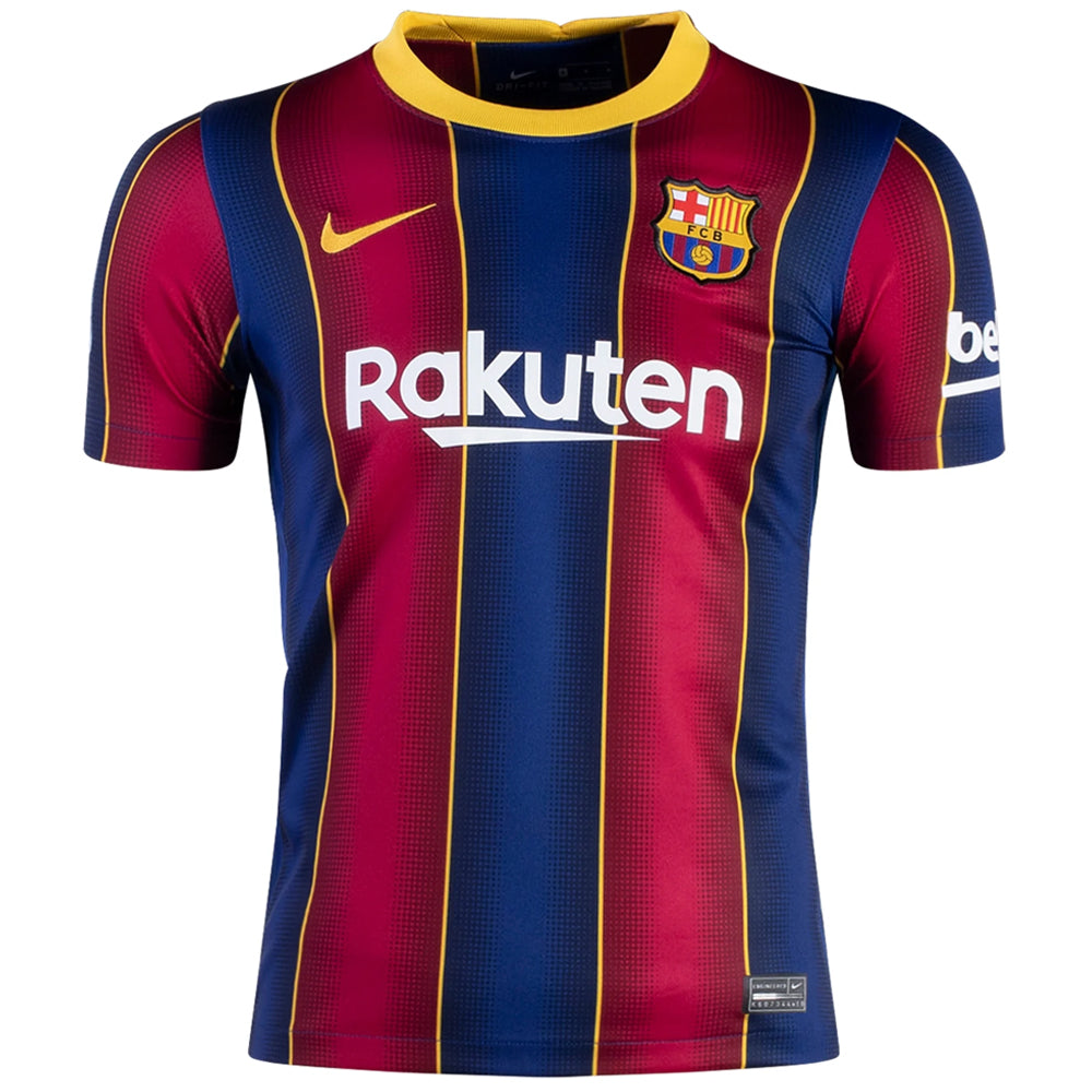 Nike Kids FC Barcelona 2020/21 Home Jersey Deep Royal Blue/Varsity Maize、mySite、noshort