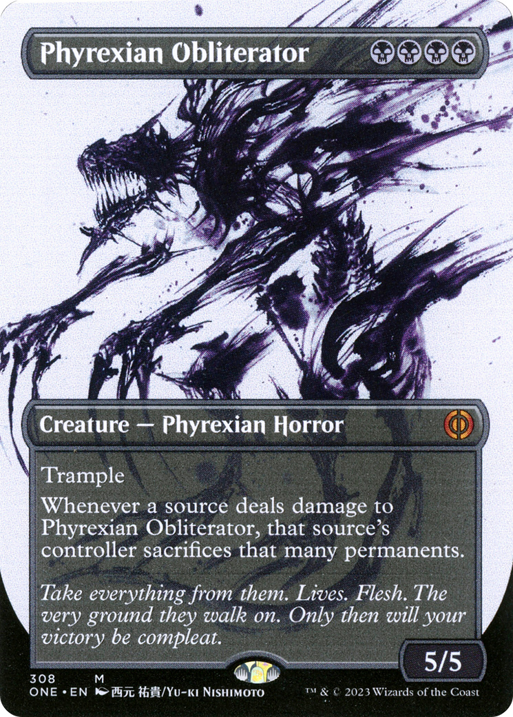 Phyrexian Obliterator (Borderless Ichor) Phyrexia: All Will Be One、mySite、waistdrama