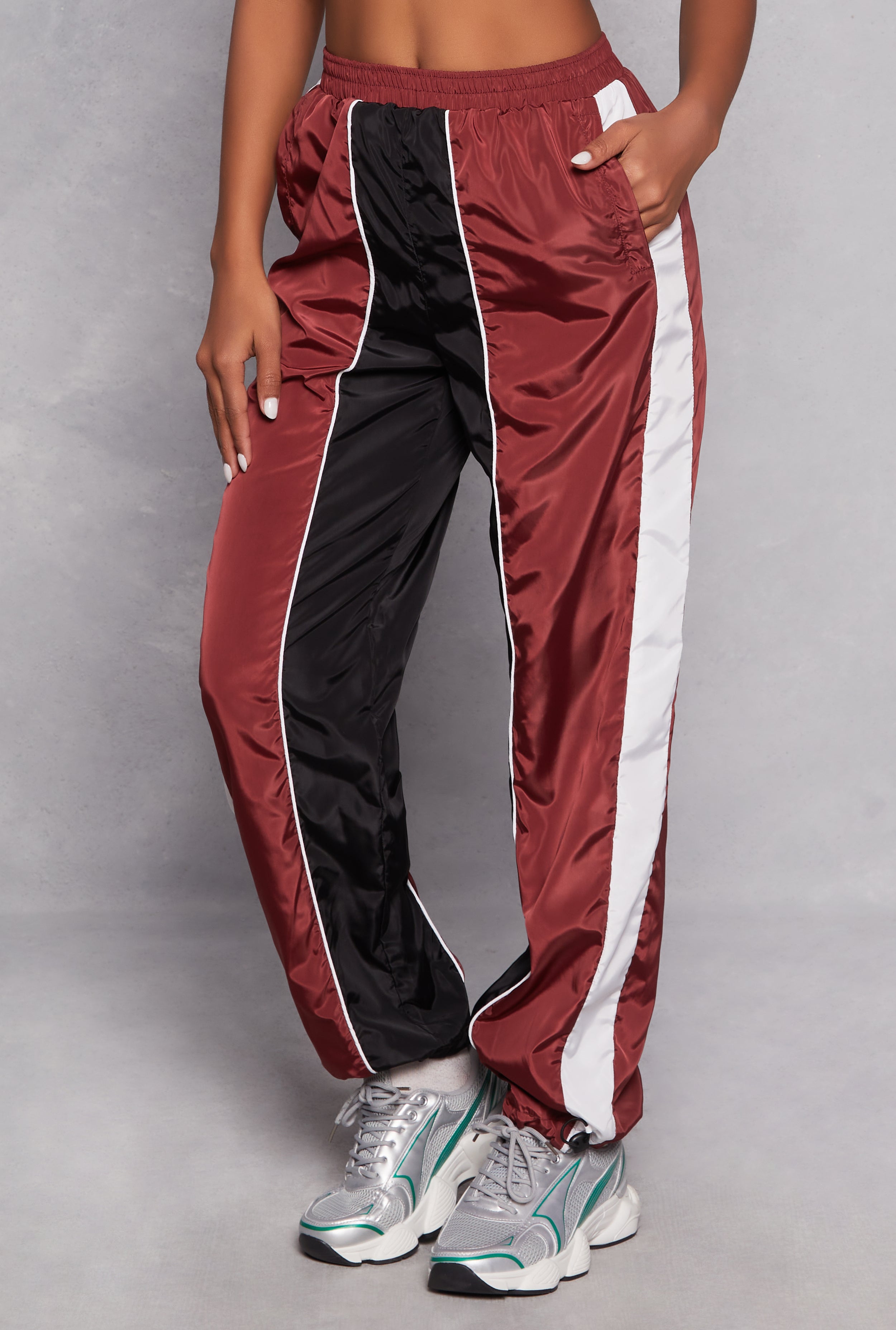 Color Blocked Contrast Stripe Track Pants、mySite、camillekostekn