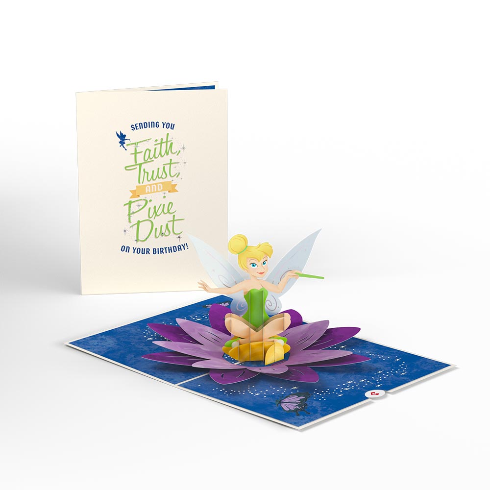 Disney's Tinker Bell Pixie Dust Birthday Pop-Up Card、mySite、solidvoid