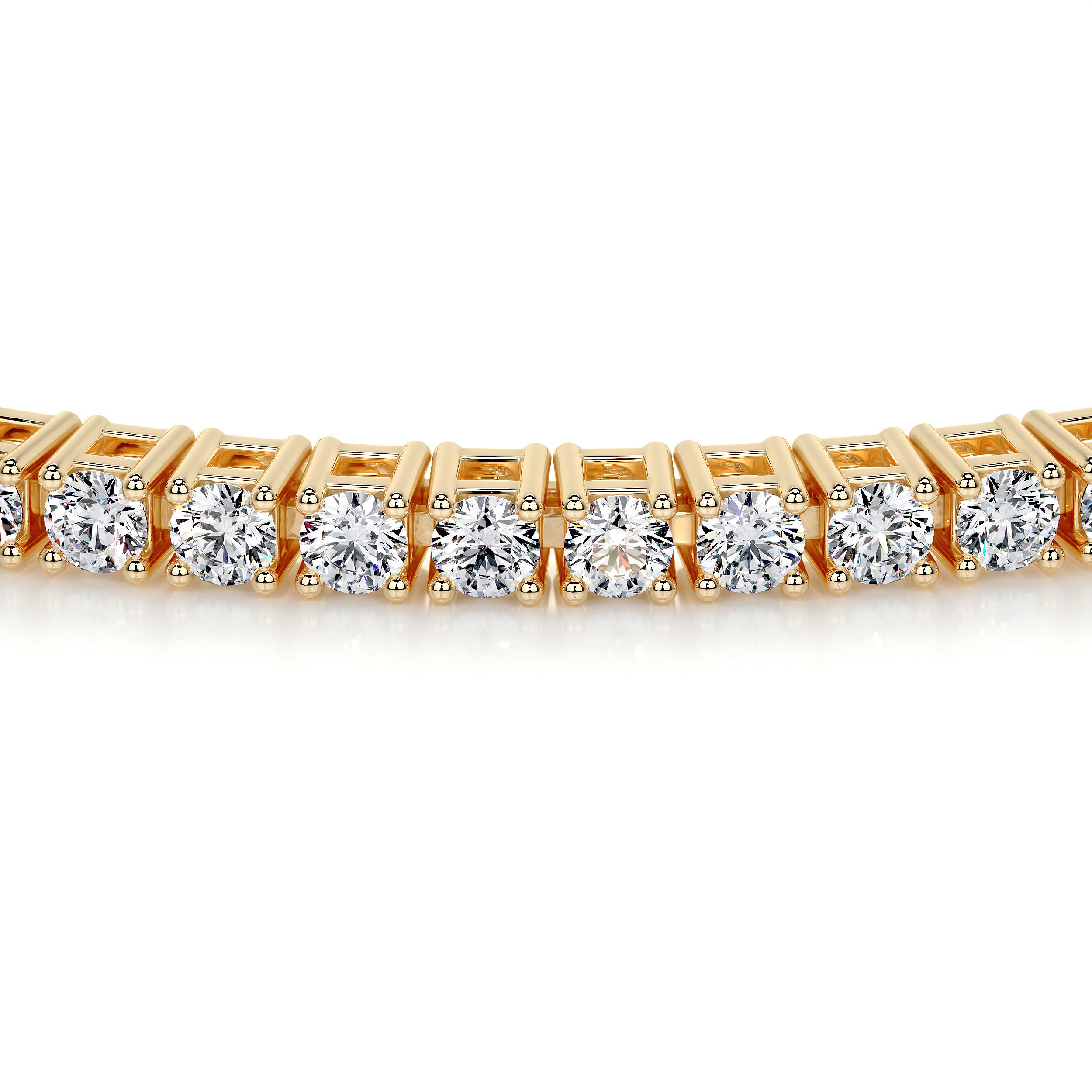 Sidney Tennis Lab Grown Diamonds Bracelet -18K Yellow Gold、mySite、hinf8tx79