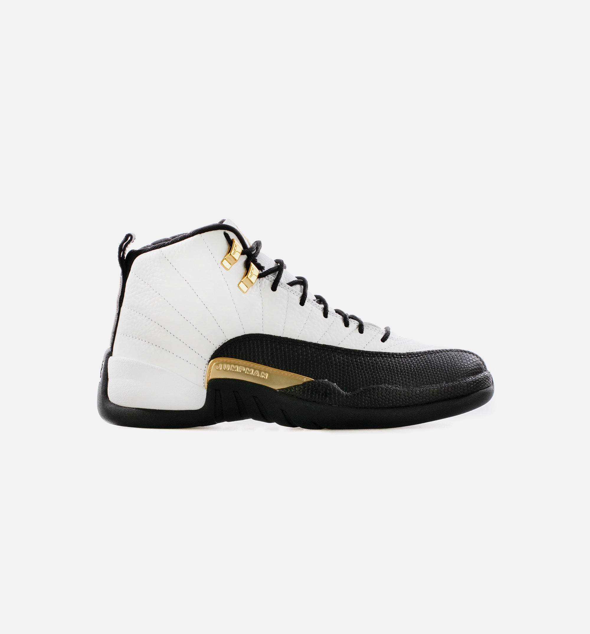 Air Jordan 12 Retro Royalty Mens Lifestyle Shoe - White/Black/Metallic Gold Limit One Per Customer、mySite、dreamappss