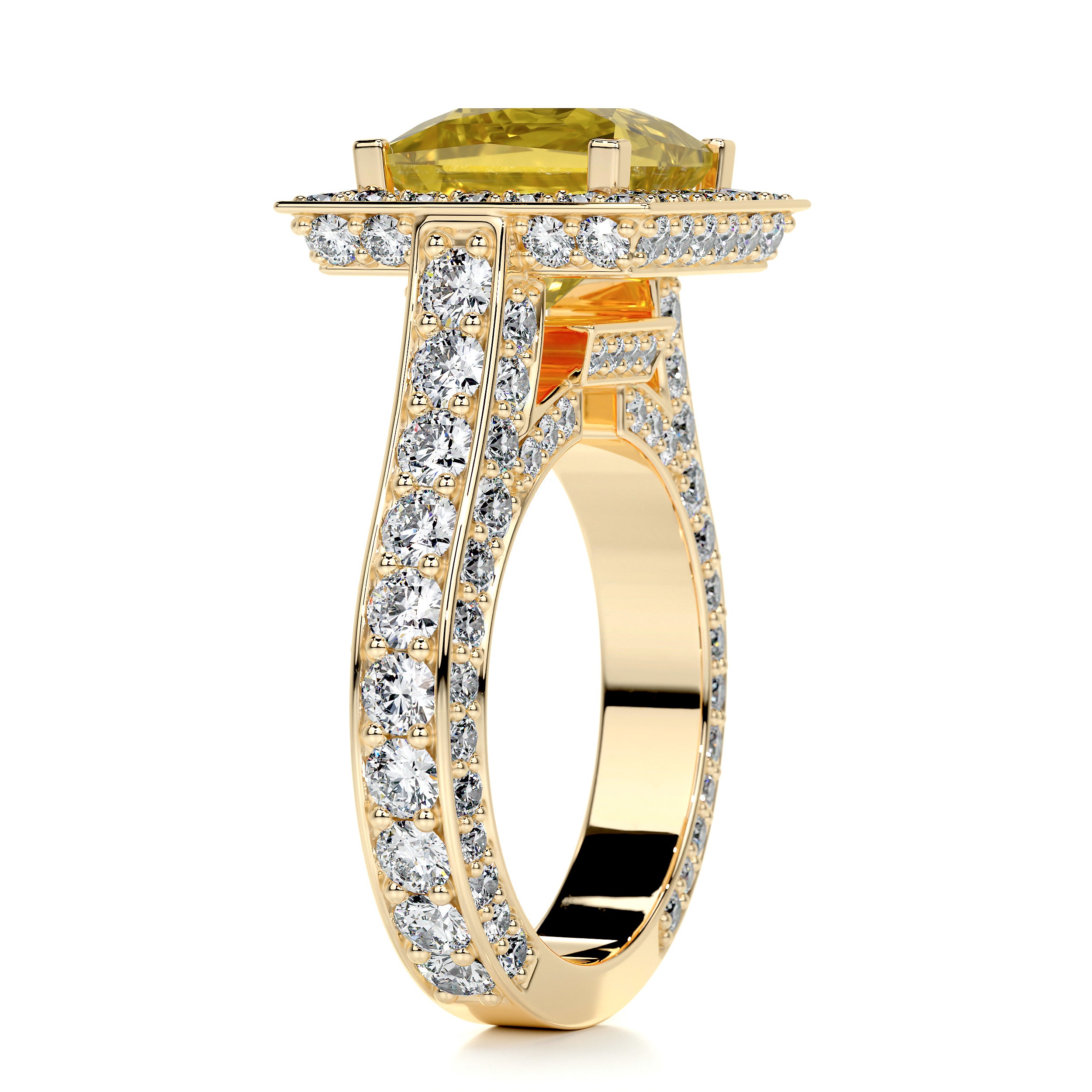 Freya Fantasy Diamond Engagement Ring -18K Yellow Gold、mySite、hinf8tx79