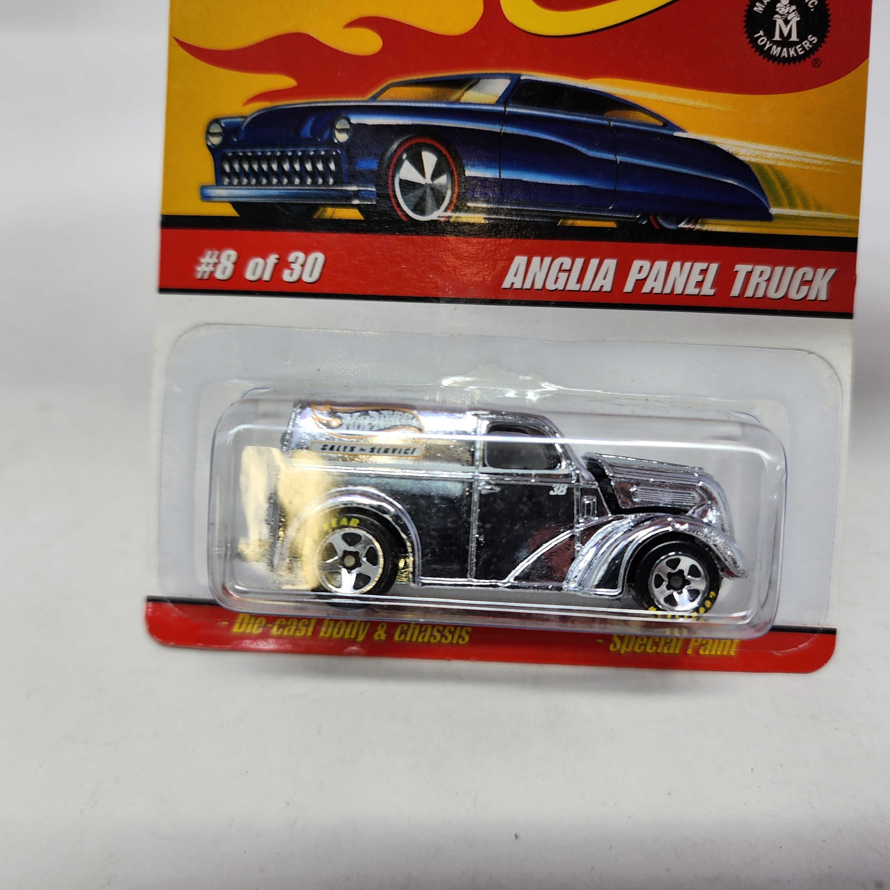 Anglia Panel Truck #8 * Chrome * Hot Wheels Classics Series、mySite、hgirdovlk