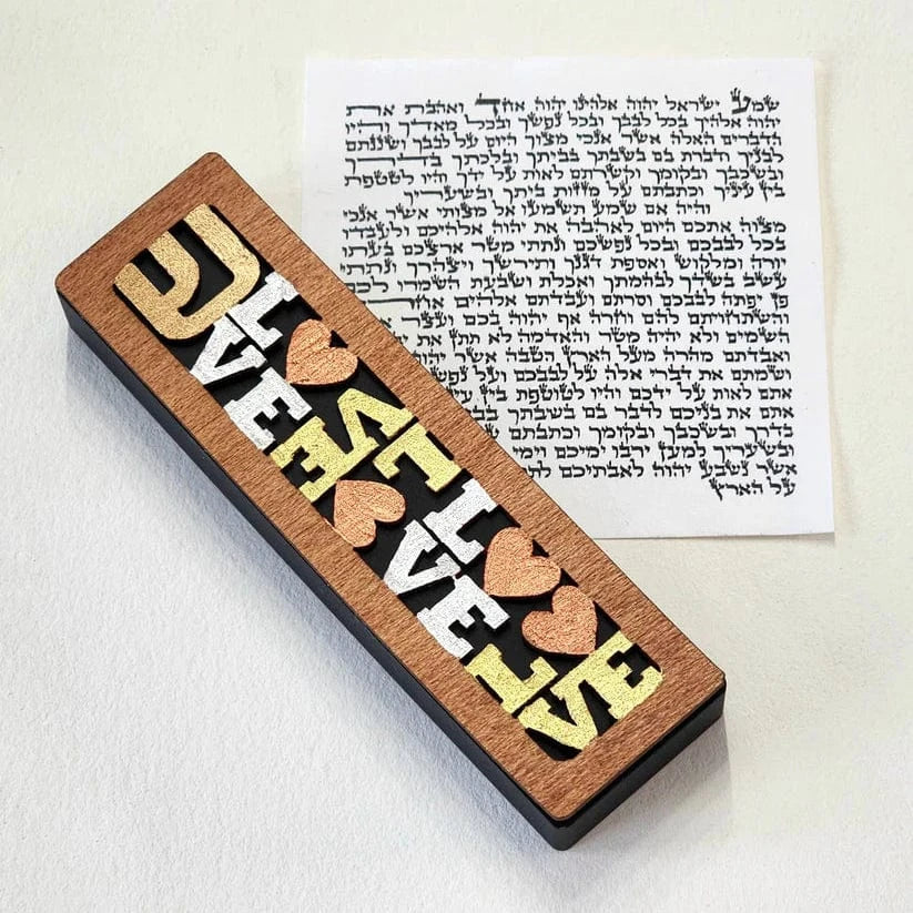 Love Mezuzah by Glenn Grubard - (Black or Bronze)、mySite、topwebapps
