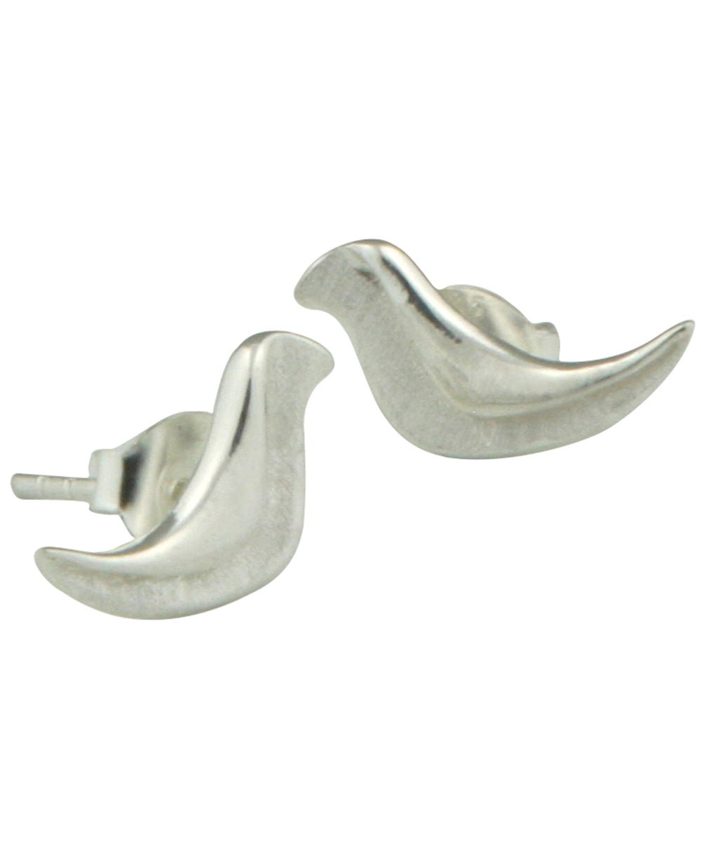 Fly Free Sterling Silver Bird Earrings、mySite、topwebapps