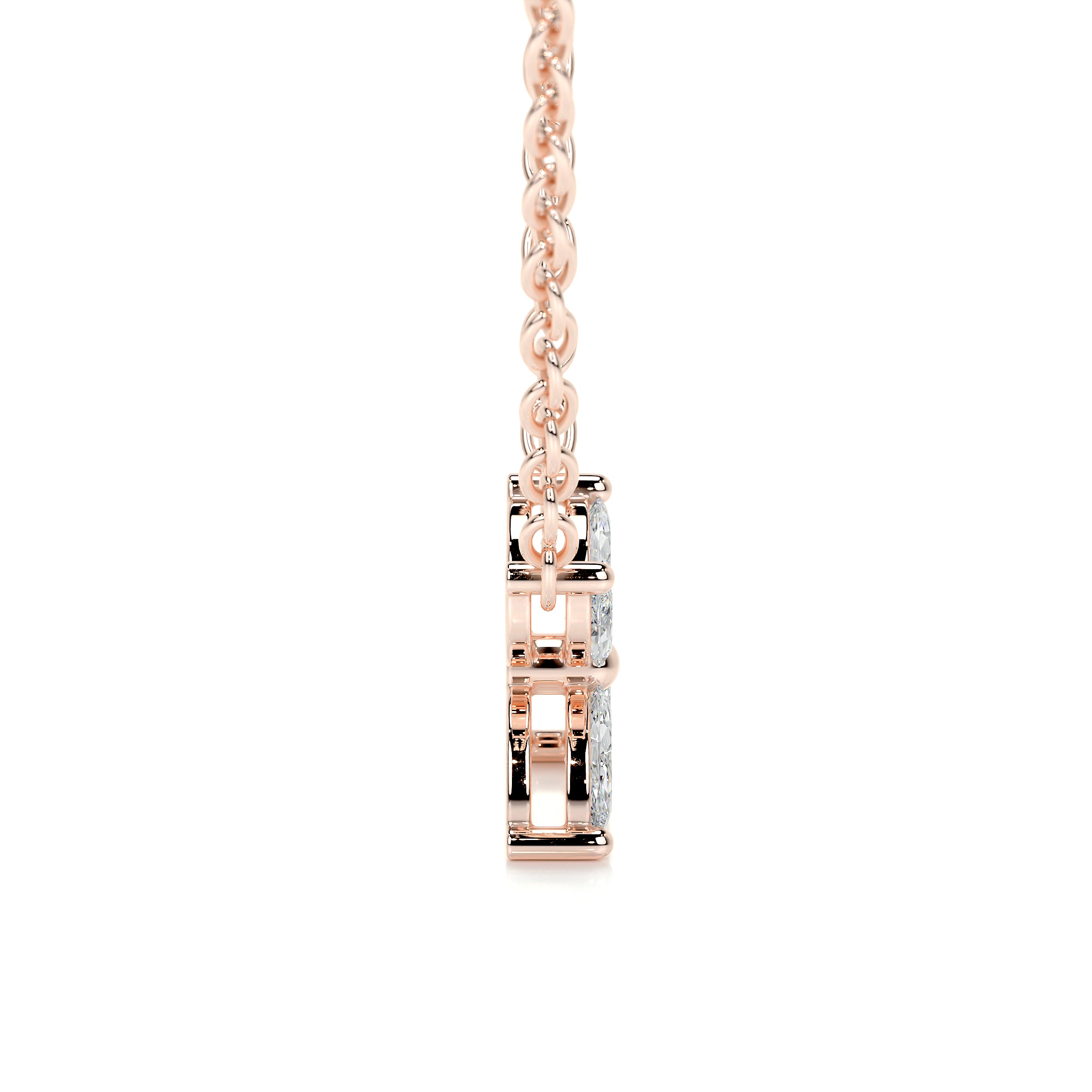 Michelle Diamond Pendant (0.20 Carat) -14K Rose Gold、mySite、hinf8tx79