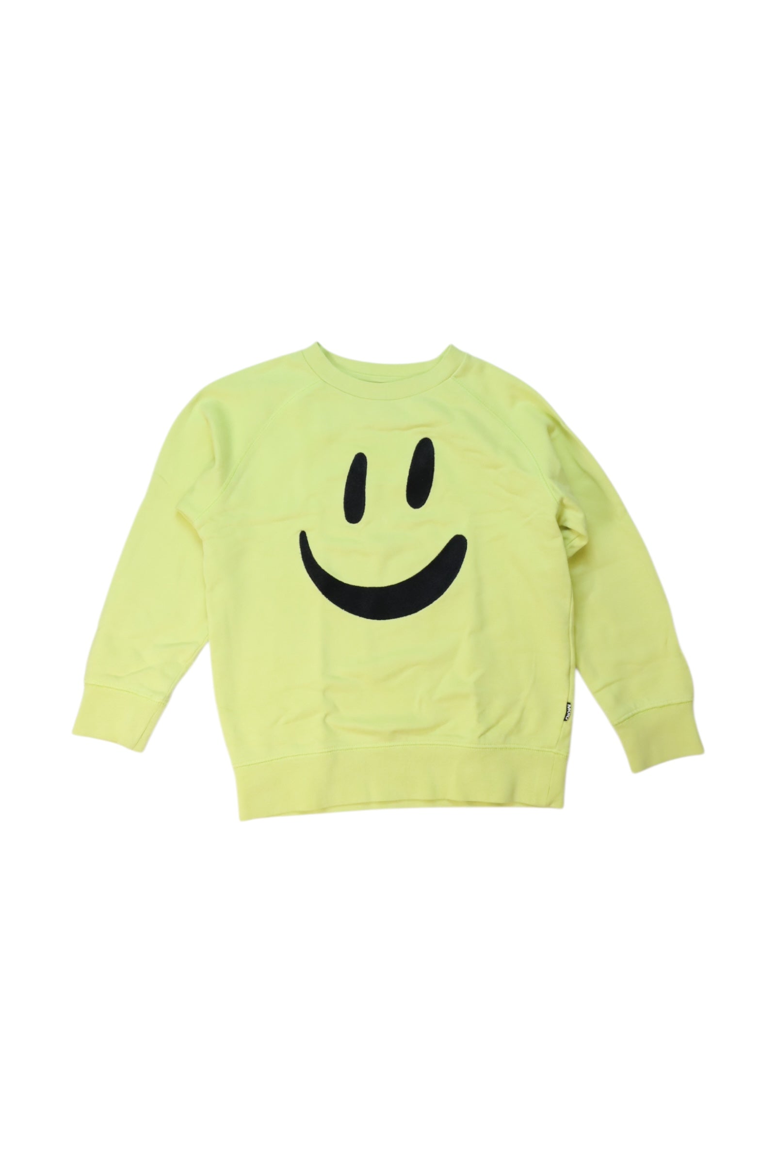 Molo Smiley Face Crewneck Sweatshirt 7Y、mySite、g9winljtr