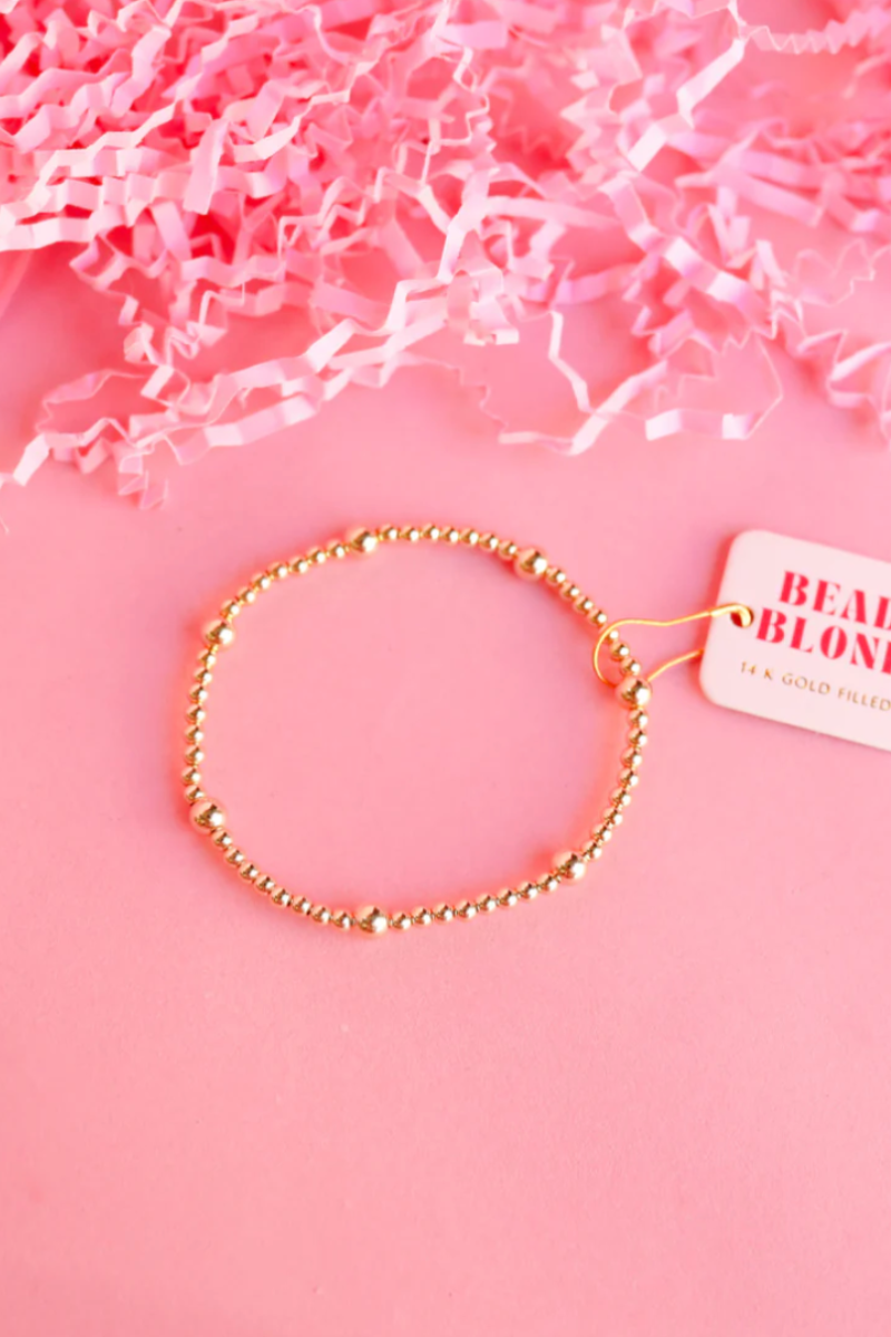 Olive Beaded Bracelet- S/M、mySite、hinf8tx79