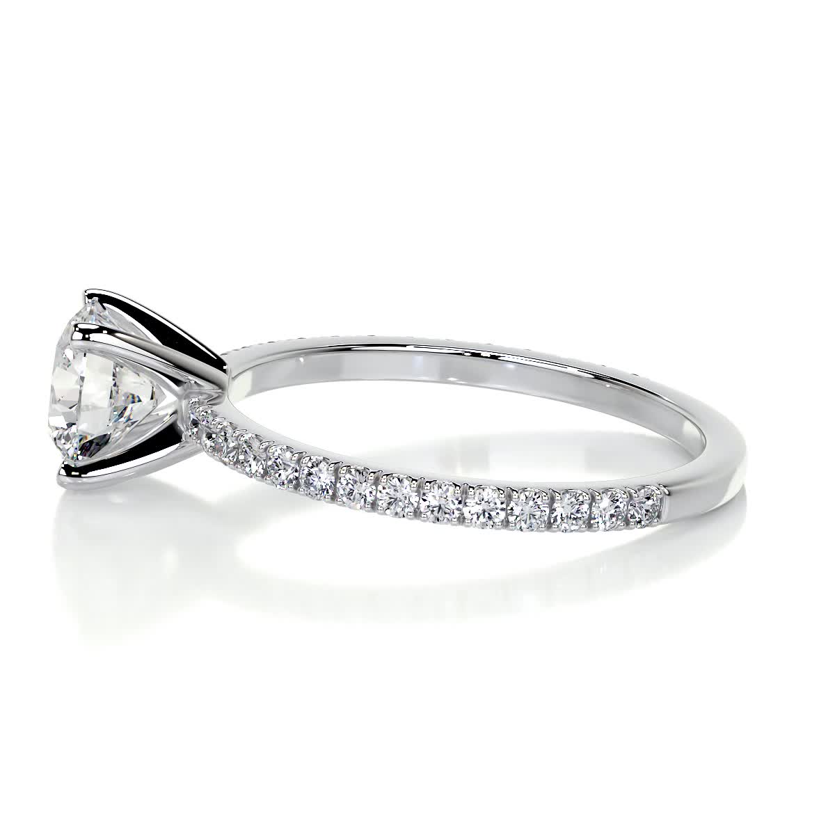 Stephanie Lab Grown Diamond Ring -14K White Gold (RTS)、mySite、hinf8tx79