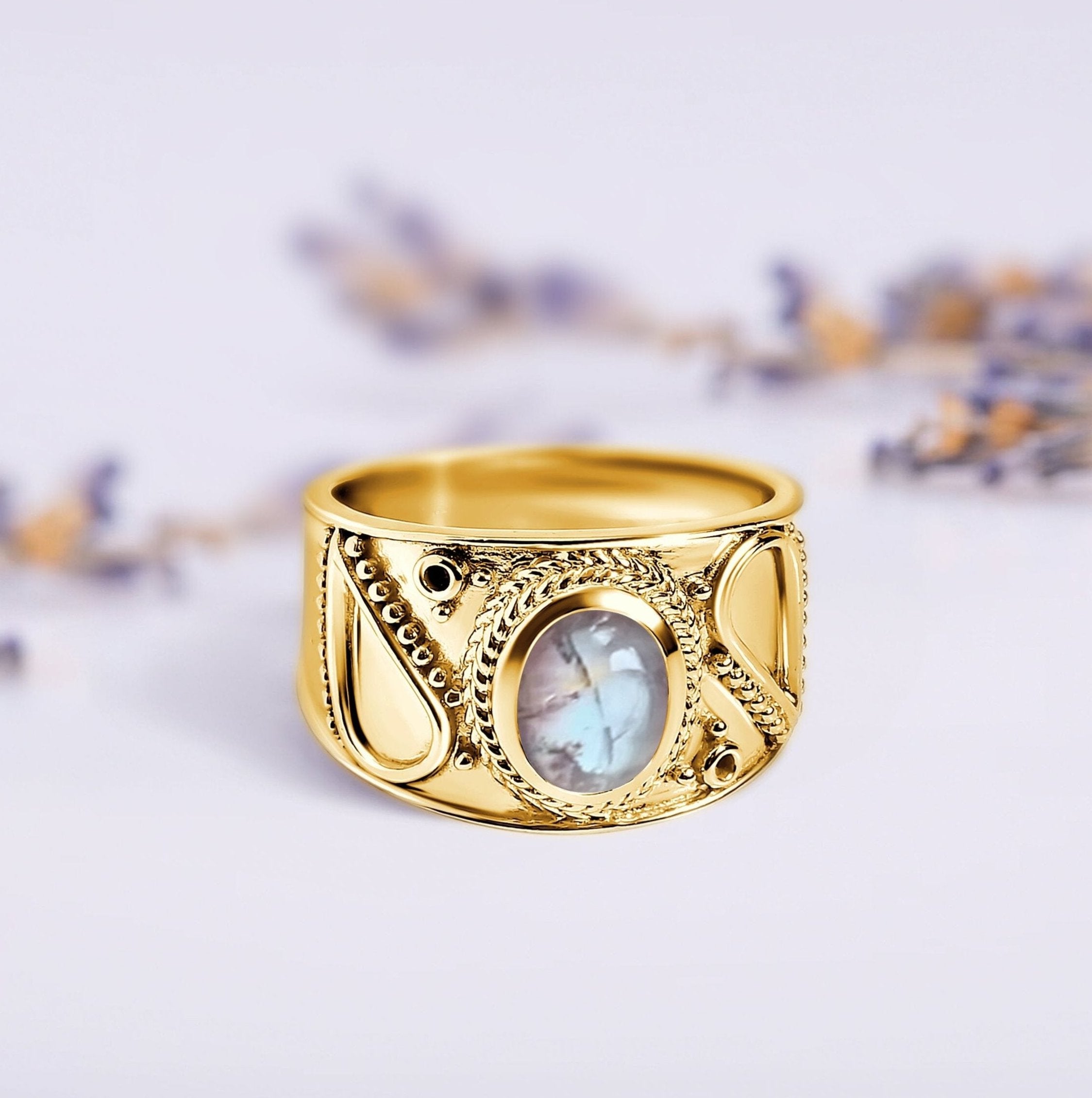 Moonstone Ring - Cosmic Love、mySite、hinf8tx79