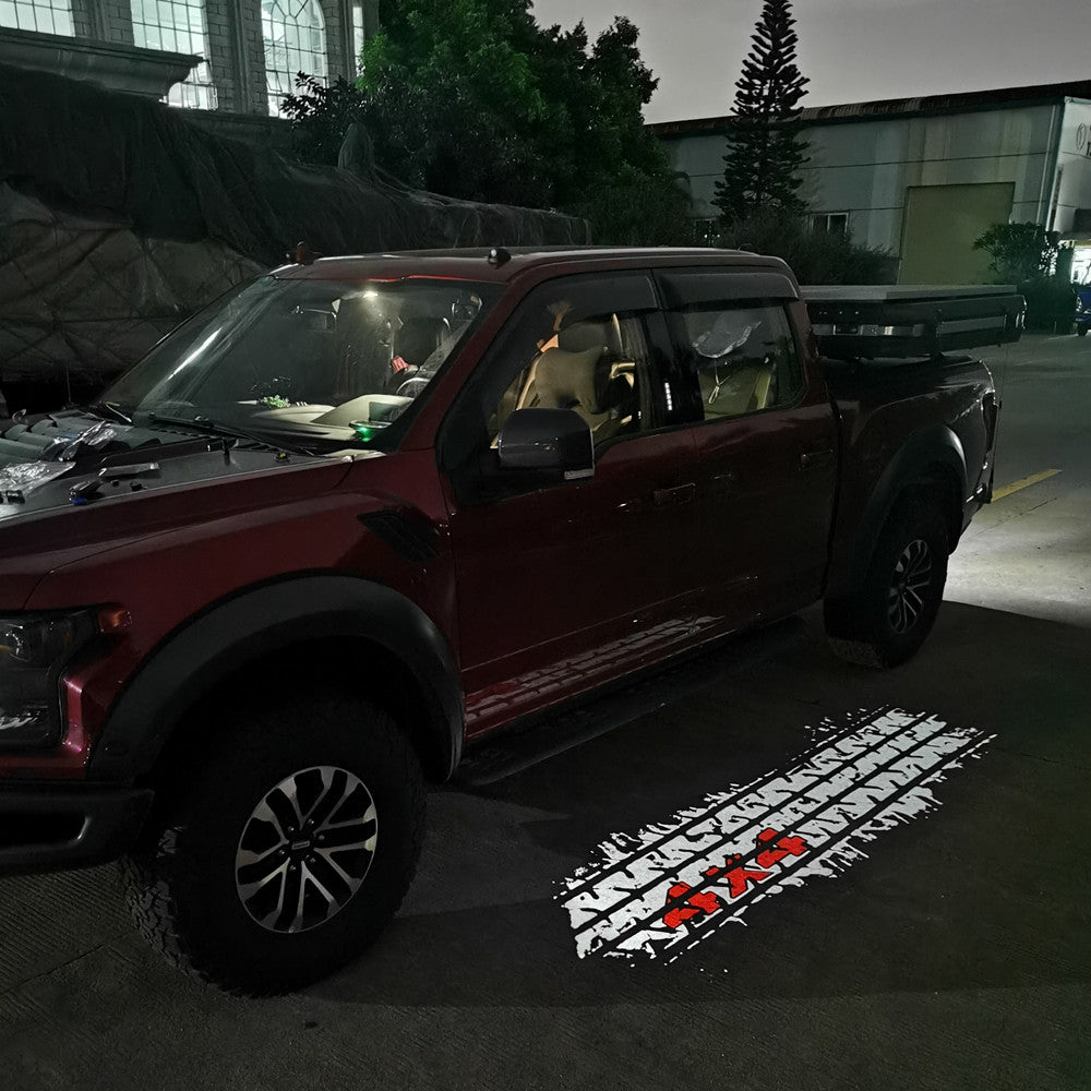 2x Ford F150 Mirror light (plug&play) (2021-Now) - 7 Logos、mySite、nflplayoffbracketp