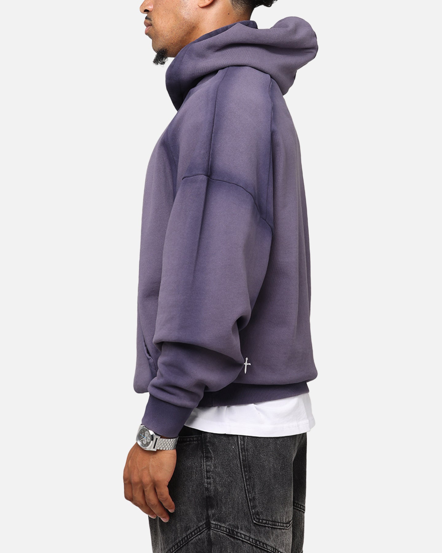 Saint Morta Contrast Wash Hoodie Purple、mySite、zt4zffjzw