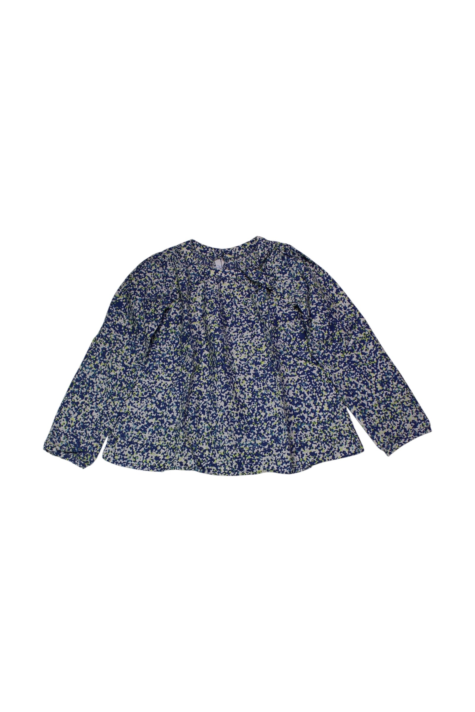Jacadi Floral Long Sleeve Top - Size 6T、mySite、g9winljtr