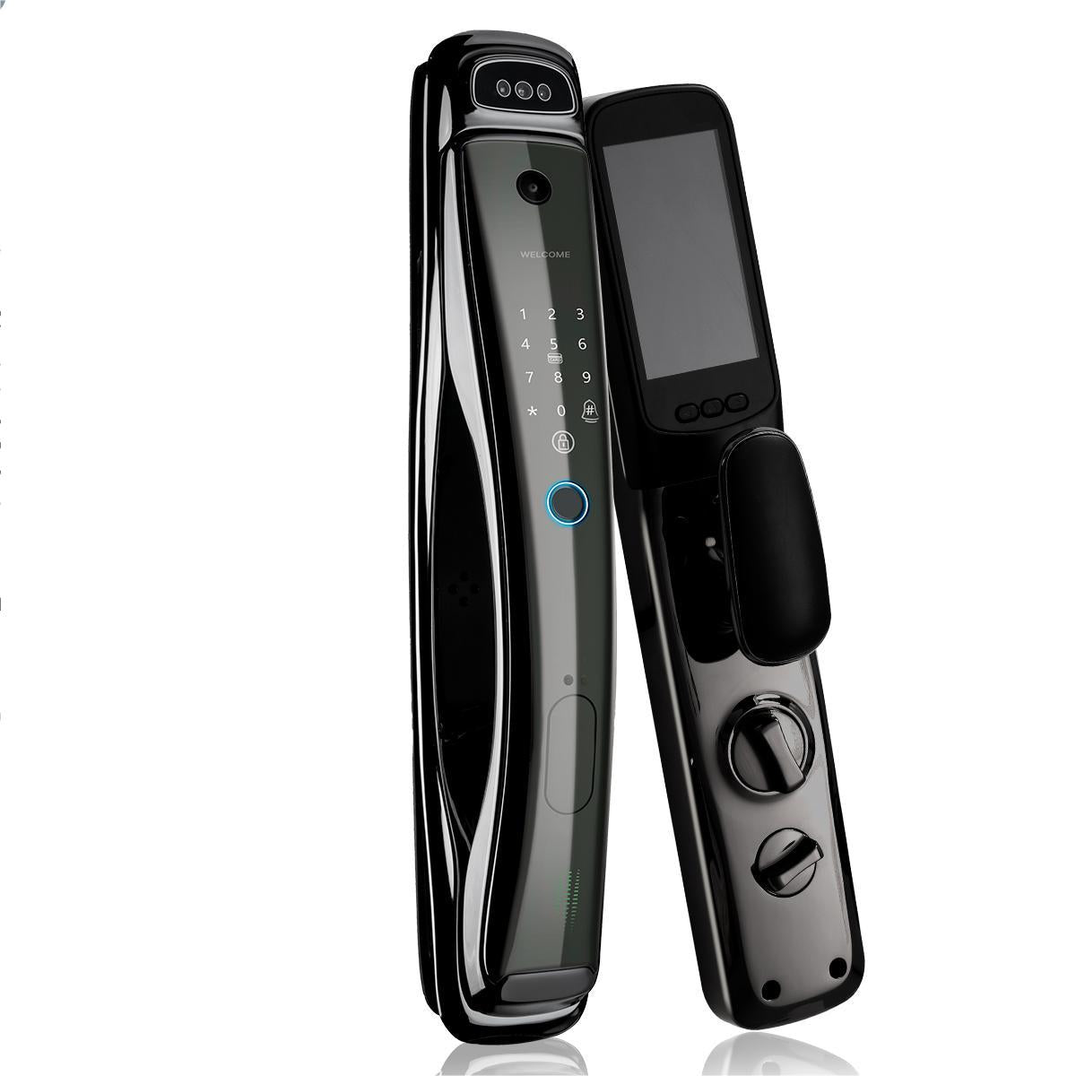 WiFi Smart Security Door Lock 3D Face Recognition Fingerprint Wake Infrared Night Vision、mySite、fannypackpong