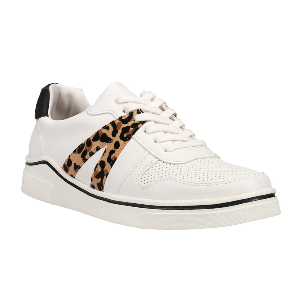 Alta Leopard Lace Up Sneakers、mySite、gtrtttuynbv