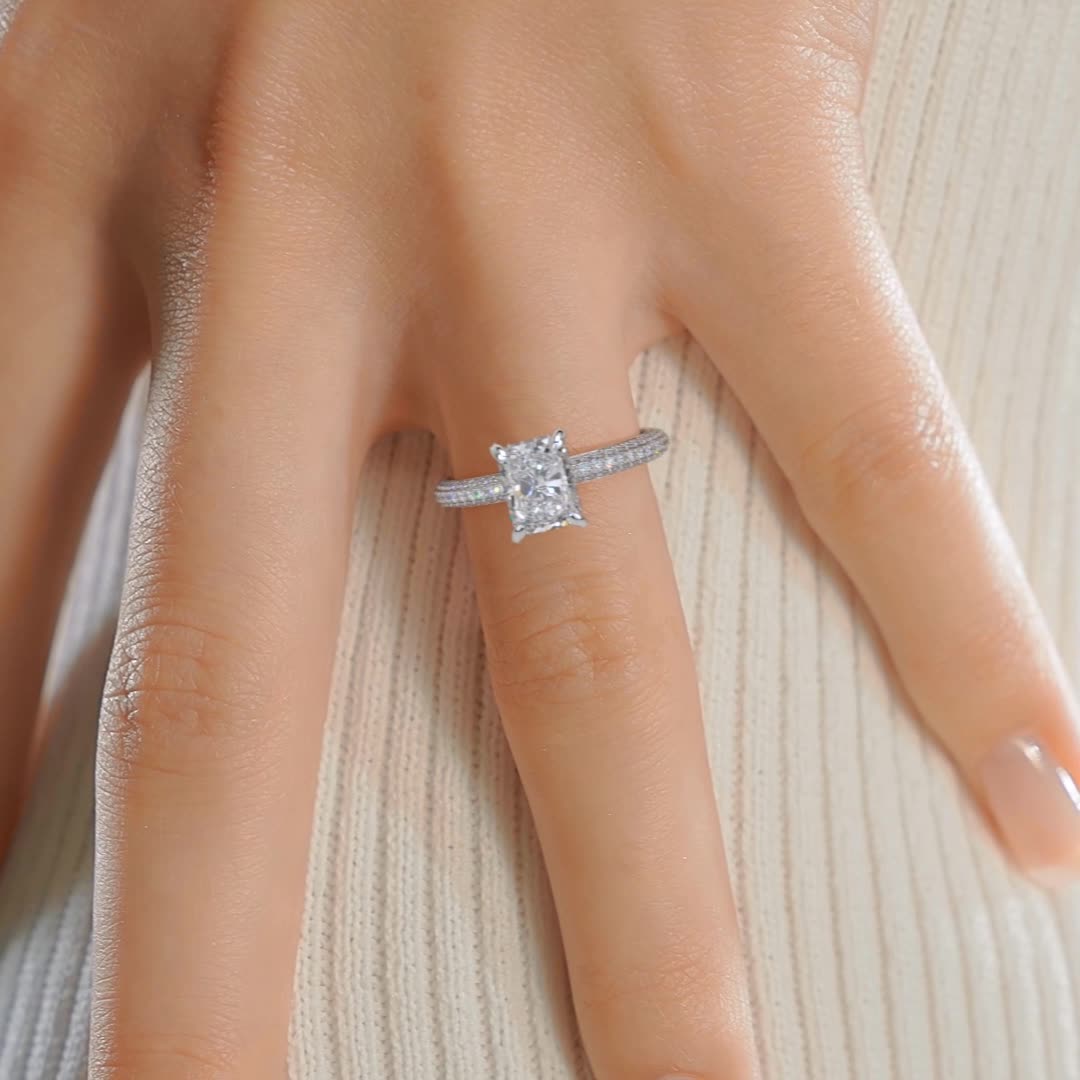 Milly Lab Grown Diamond Ring -Platinum (RTS)、mySite、hinf8tx79