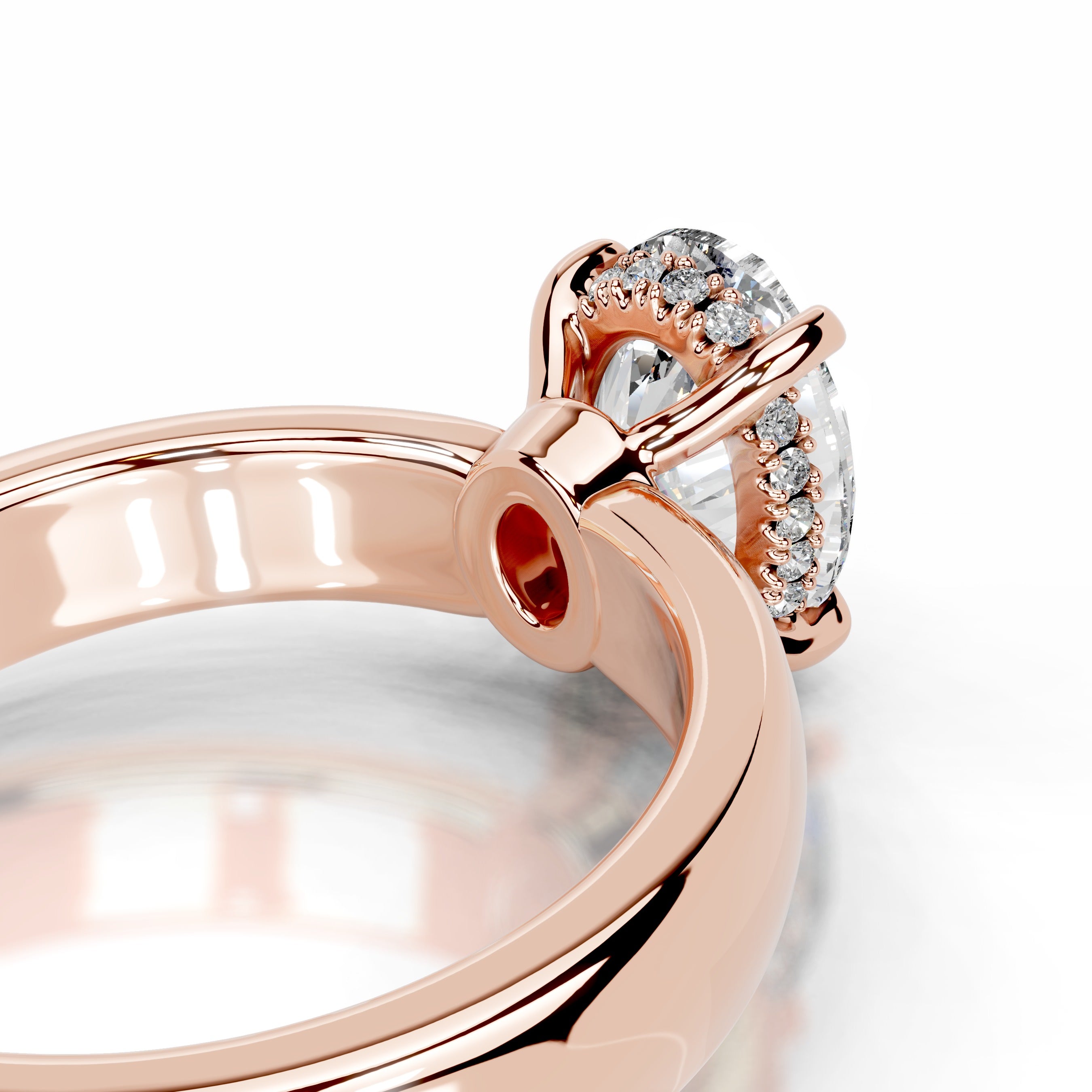 Lux Lab Grown Diamond Ring - 14K Rose Gold、mySite、hinf8tx79