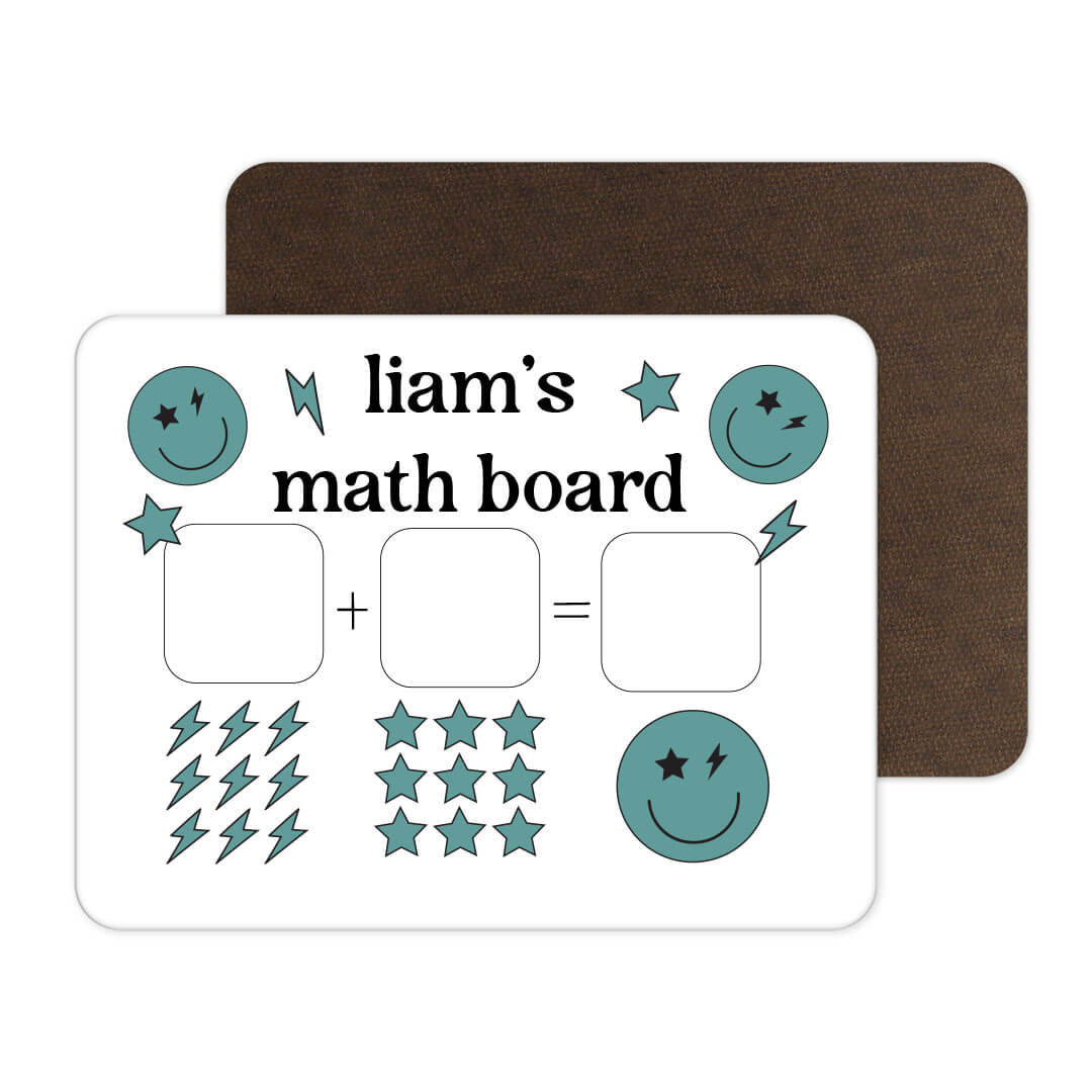  Kids Personalized Whiteboard | Smiley Face Green、mySite、layawaytickets