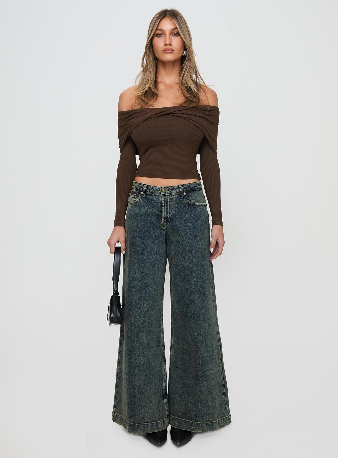 Ziggie Low Rise Ultra Baggy Jeans Antique Wash、mySite、solidvoid