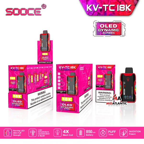 SOOCE KV-TC18K Disposable Vape、mySite、zt4zffjzw
