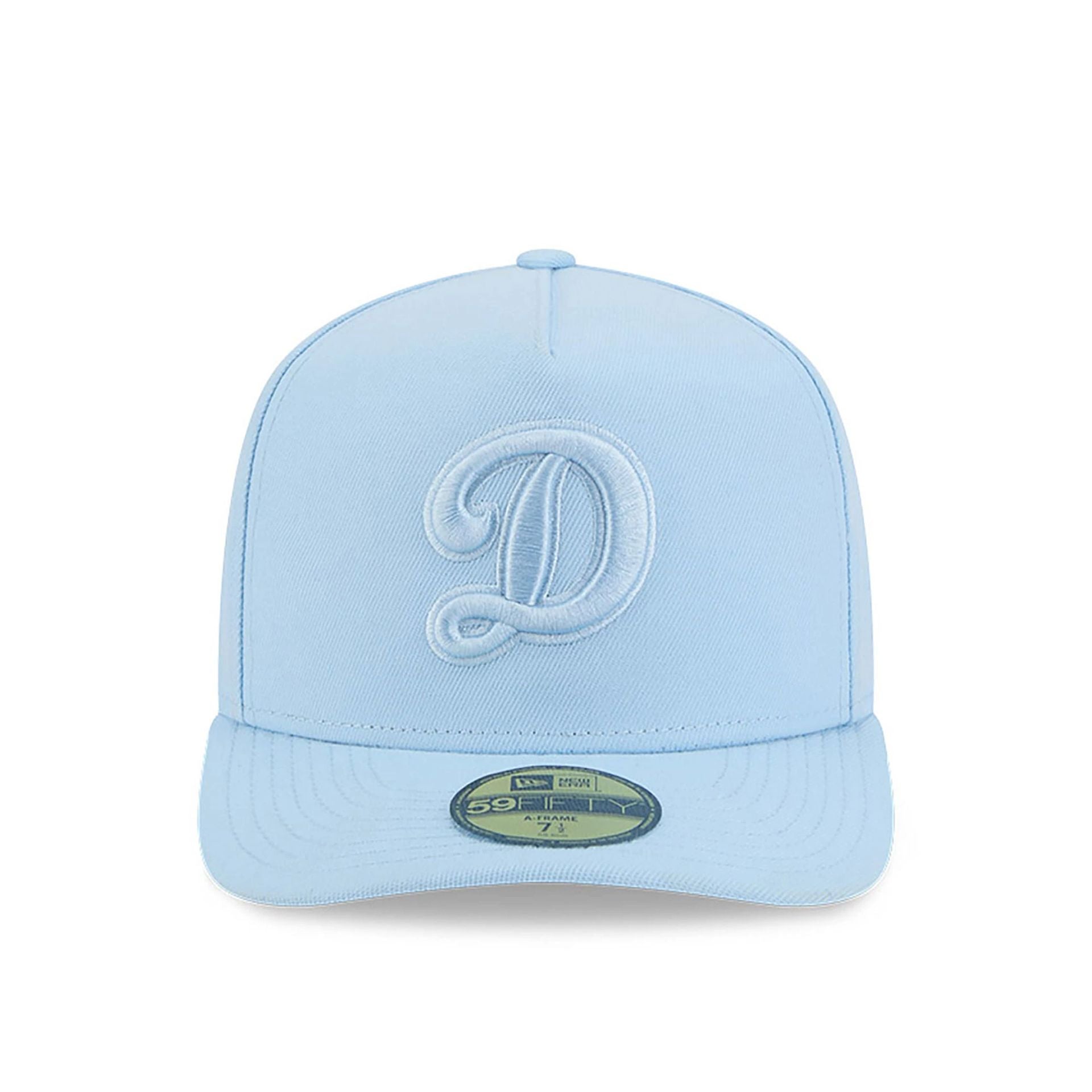 LA Dodgers Colour Pack Pastel Blue A-Frame 59FIFTY Fitted Cap、mySite、vikingsvslions