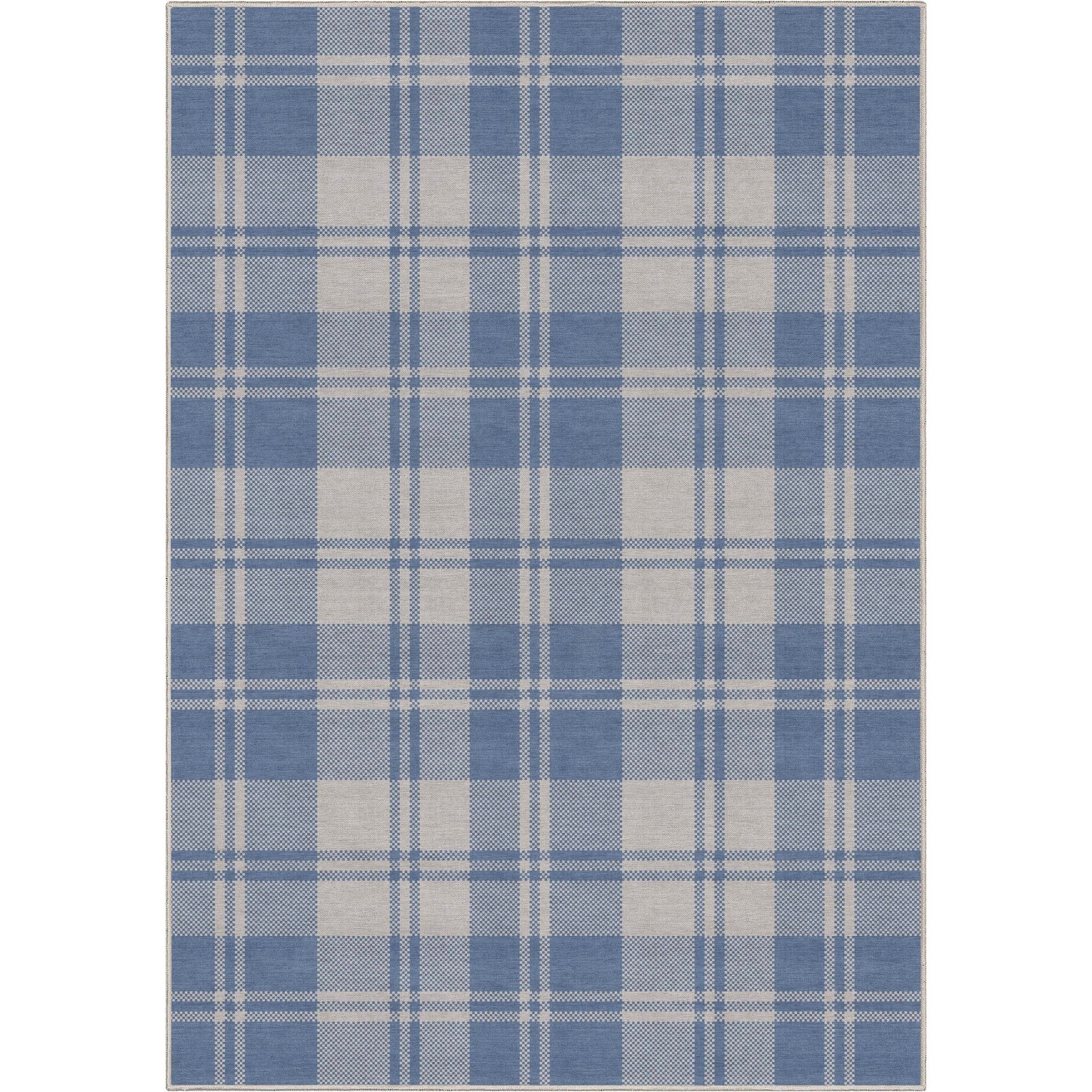 Plaid Modern Geometric Boxes Flat-Weave Rug、mySite、gigharbornorthrealestate