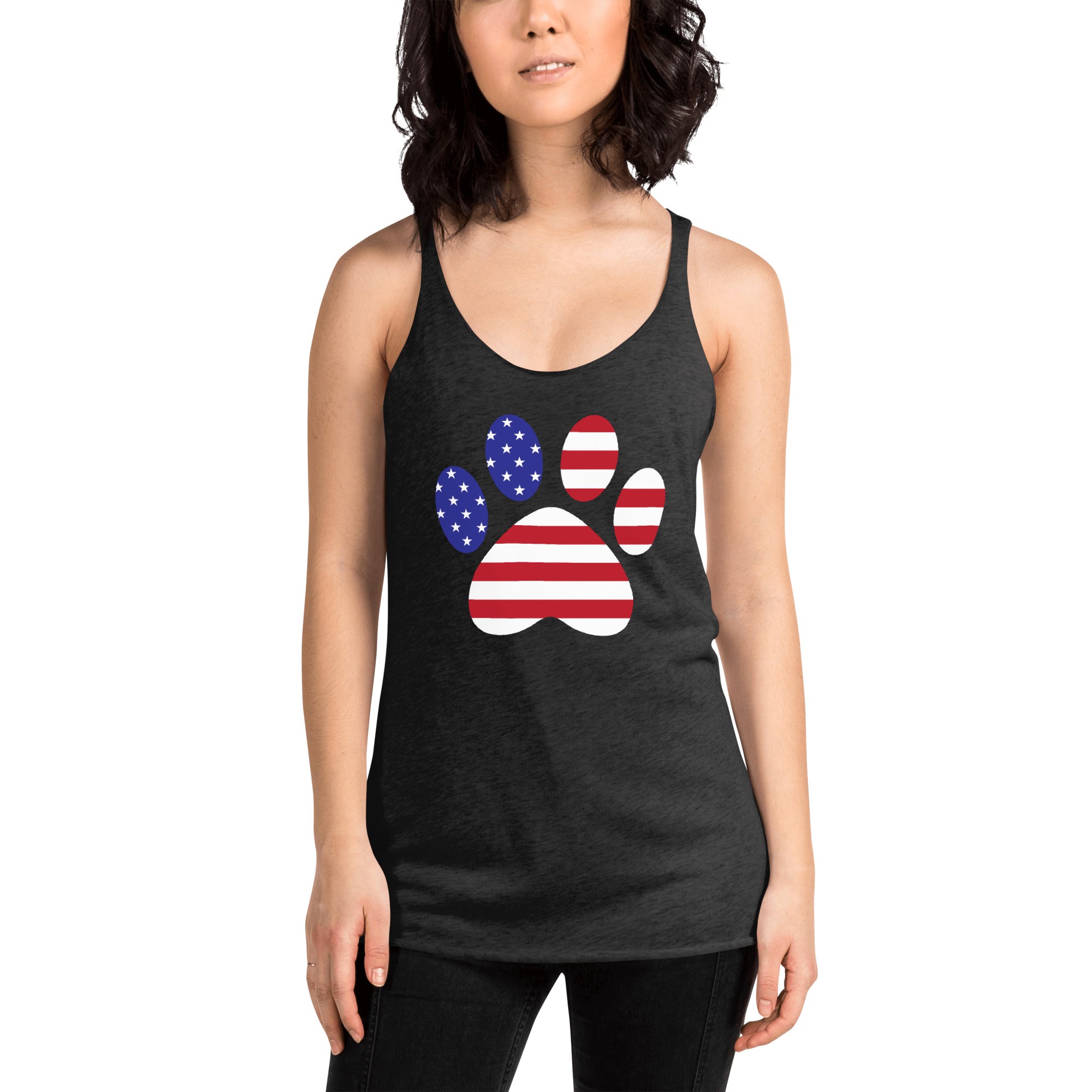 Patriotic Paw Print Tank、mySite、camillekostekn
