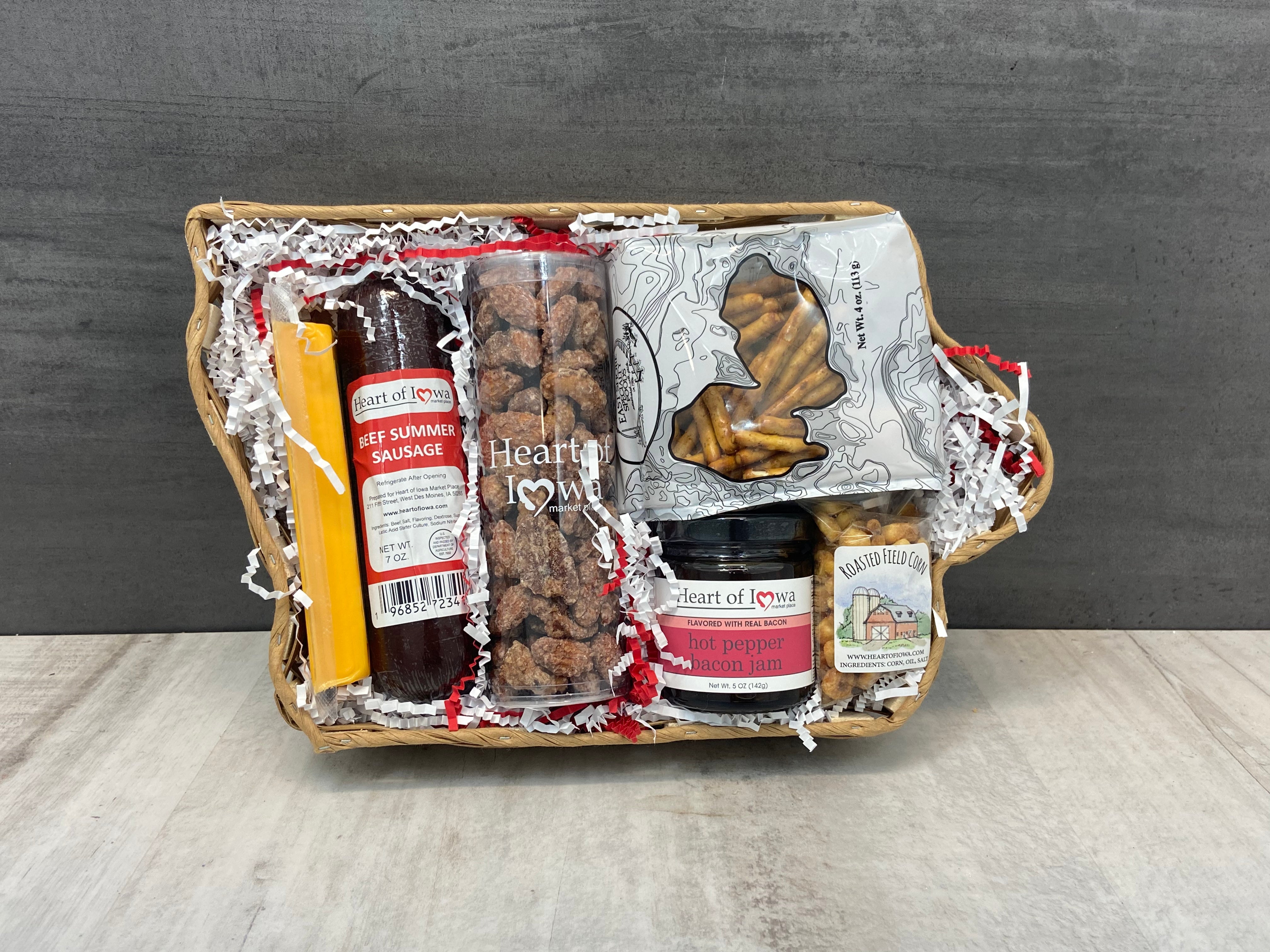 Iowa Shaped Gift Basket、mySite、garagedoors4me