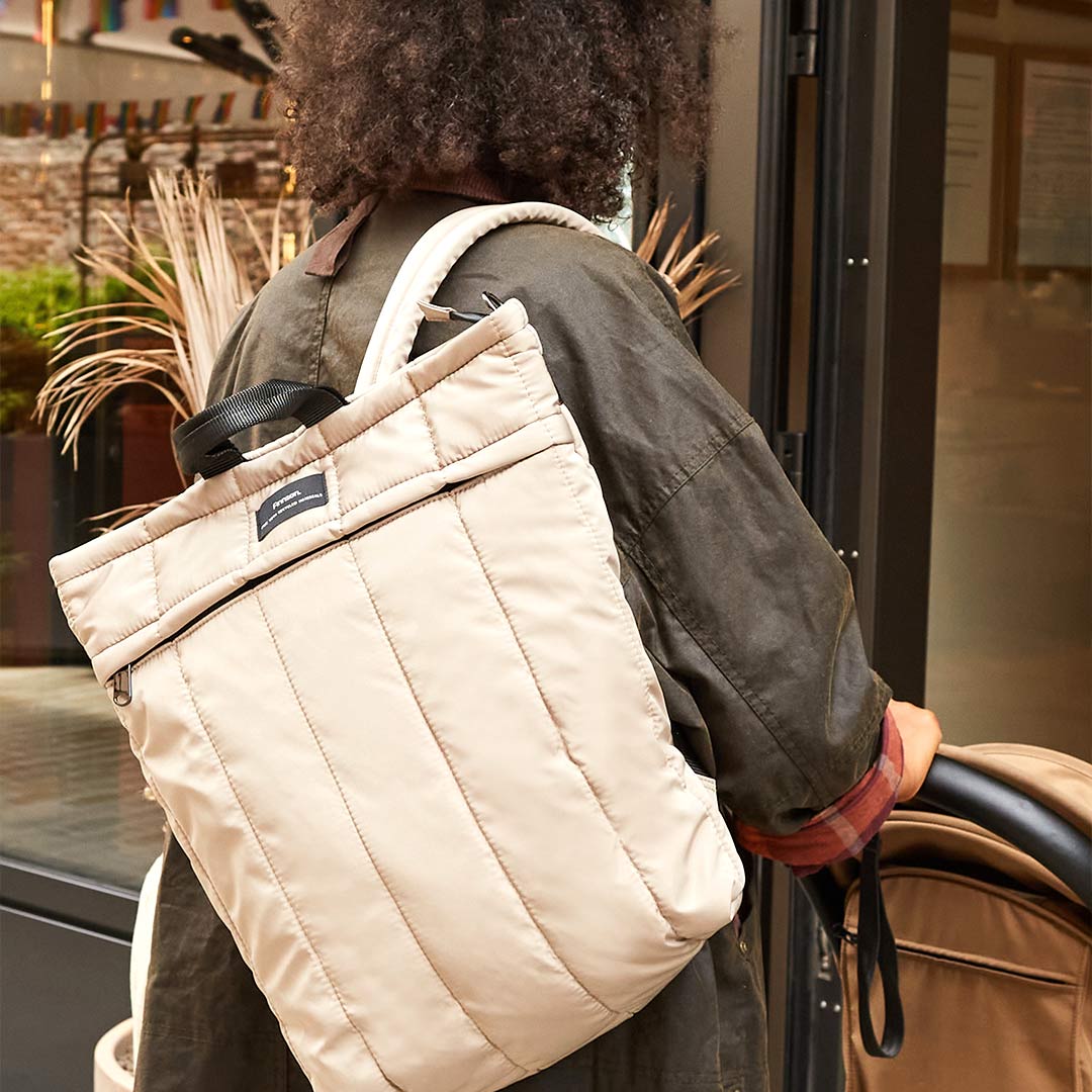  Finnson RAE Eco Changing Backpack with Changing Mat - Taupe、mySite、merchandisen